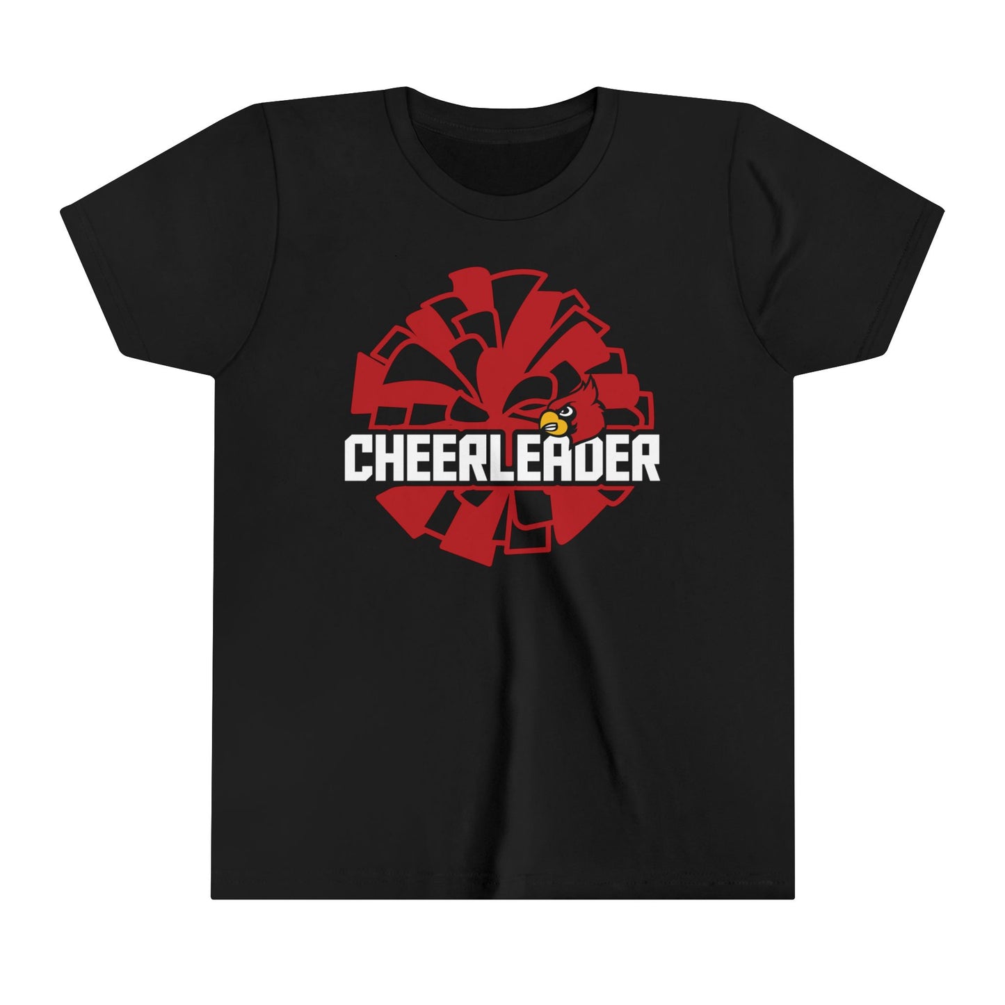 HG Cheer Leader Pom Pom - Bella + Canvas Youth Tee
