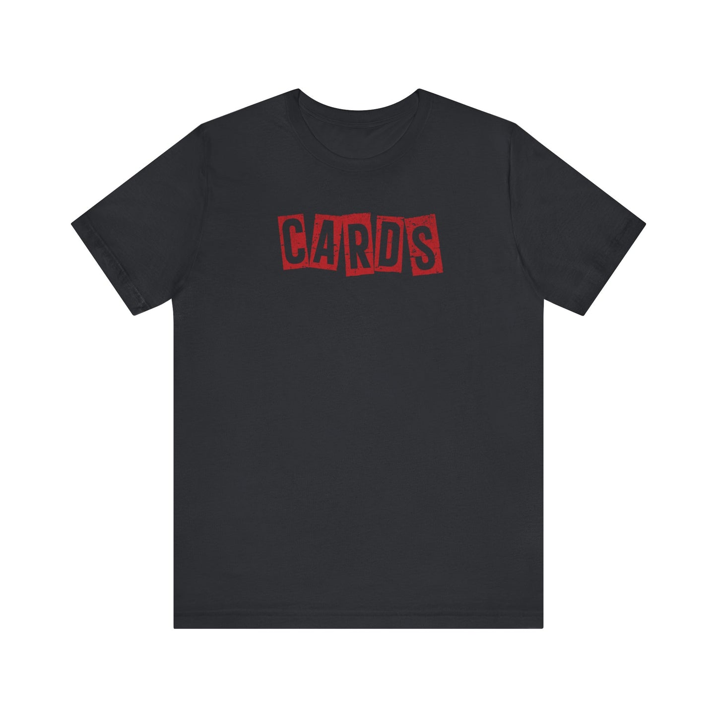 Vintage CARDS Block - Bella + Canvas Short Sleeve Tee