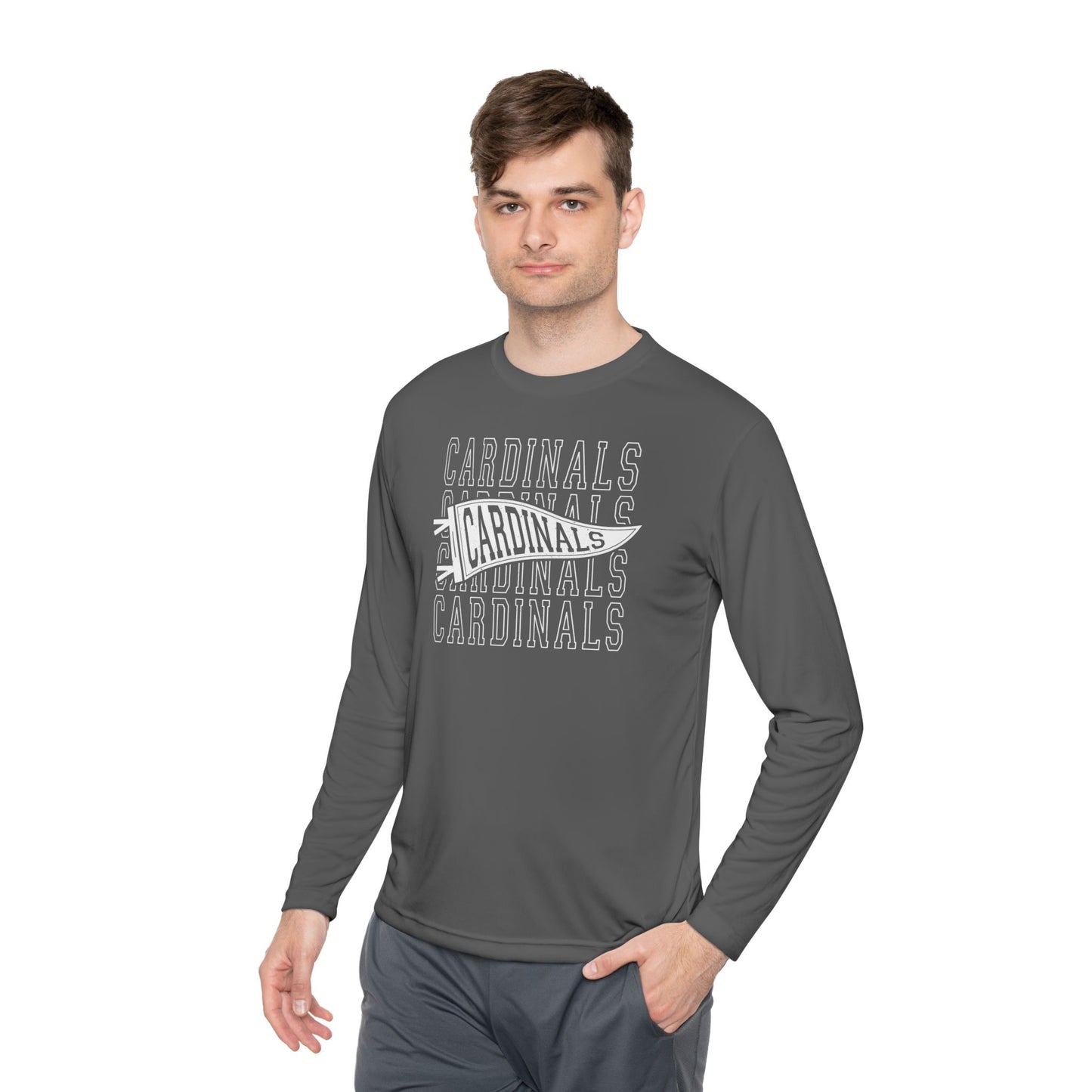 Cardinal Pennant - Dryfit Long Sleeve Tee