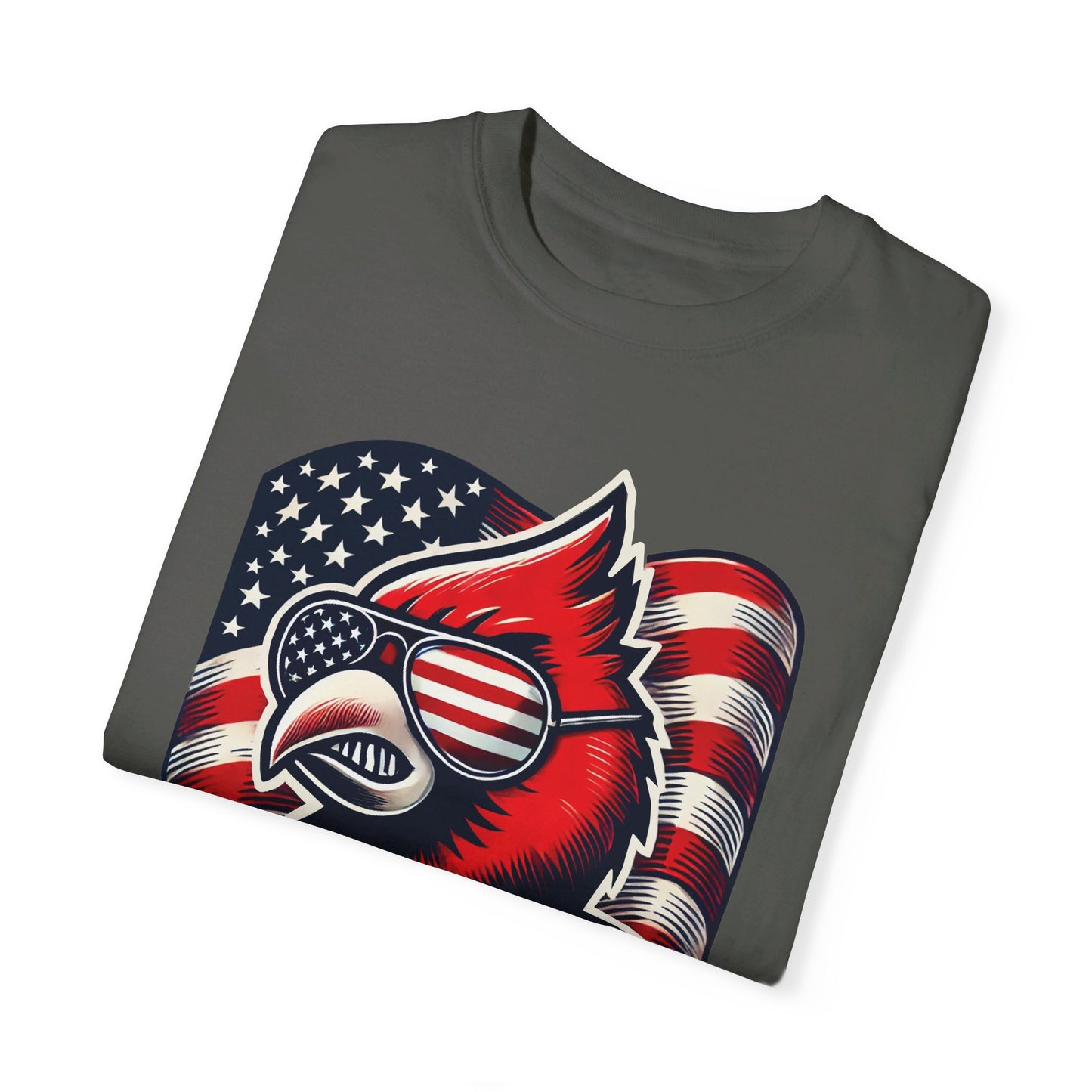 Patriotic Cardinal - Comfort Colors T-shirt