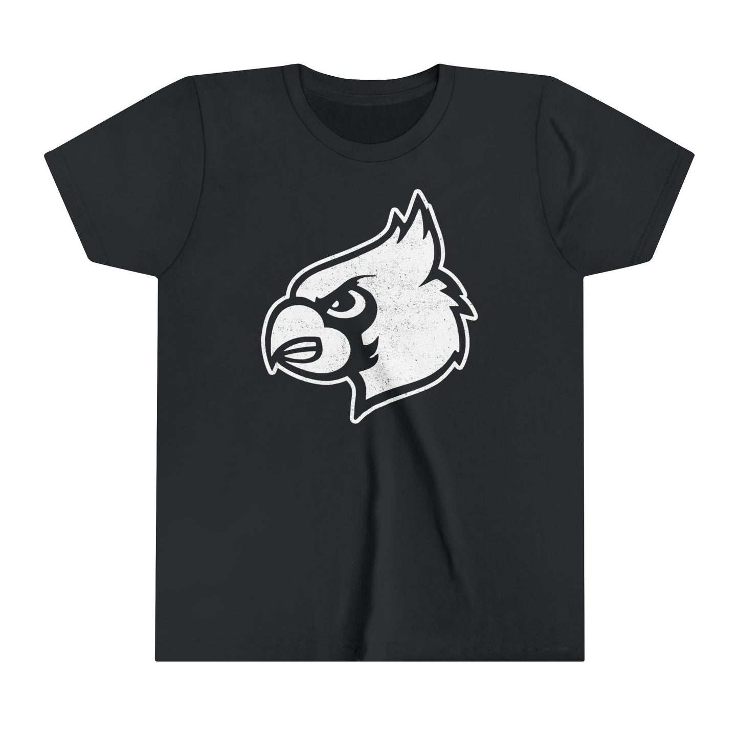 Cardinal Distressed - Bella + Canvas Youth Tee