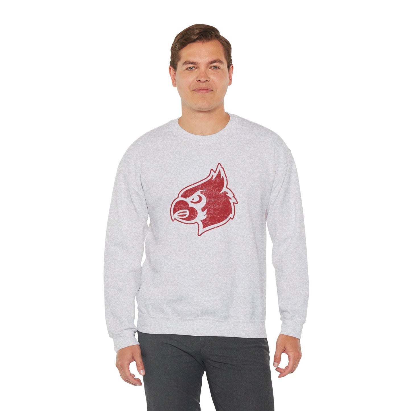 Vintage Cardinals + HGS - Unisex Heavy Blend™ Crewneck Sweatshirt