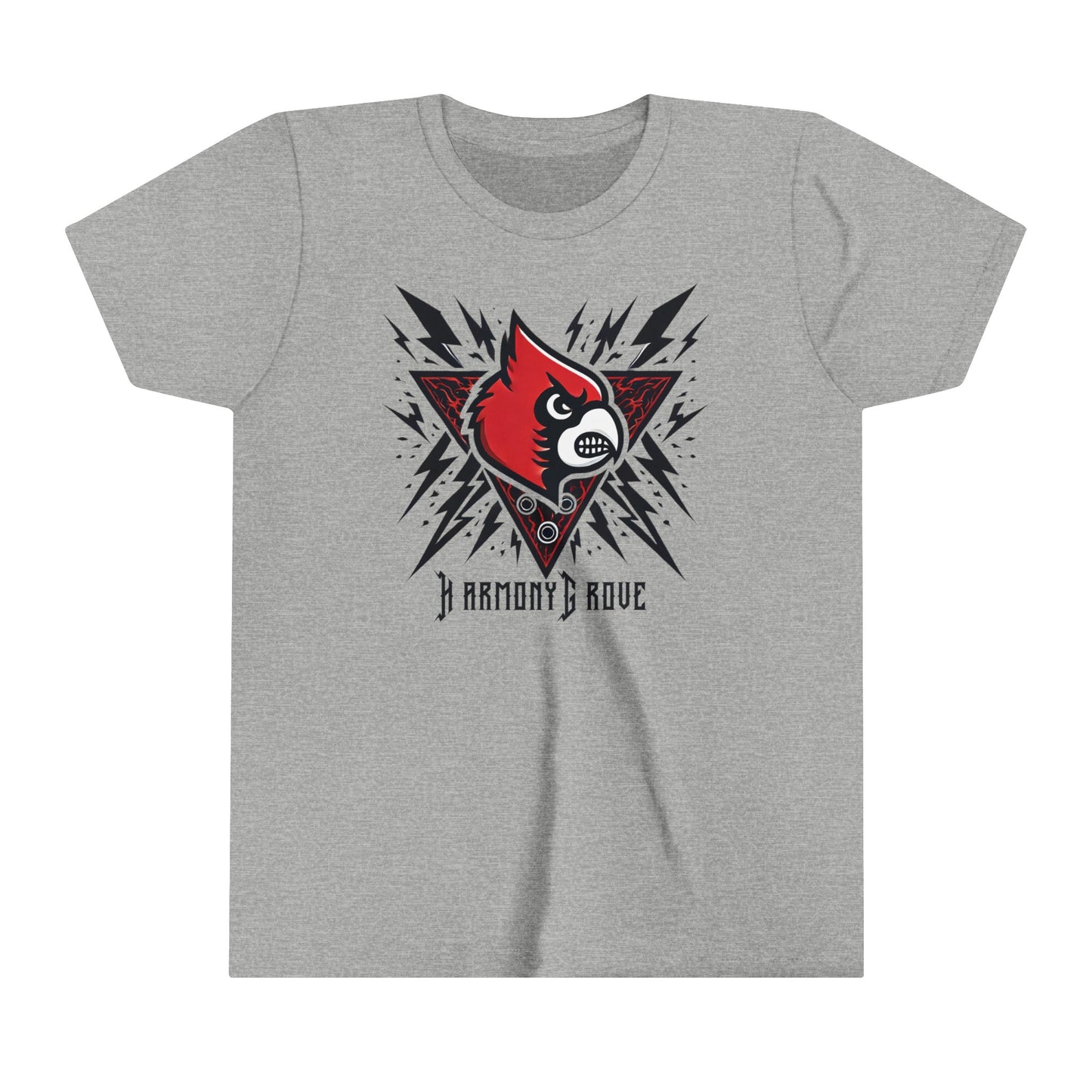 Harmony Grove Cardinals Rock Style - Bella + Canvas Youth Tee