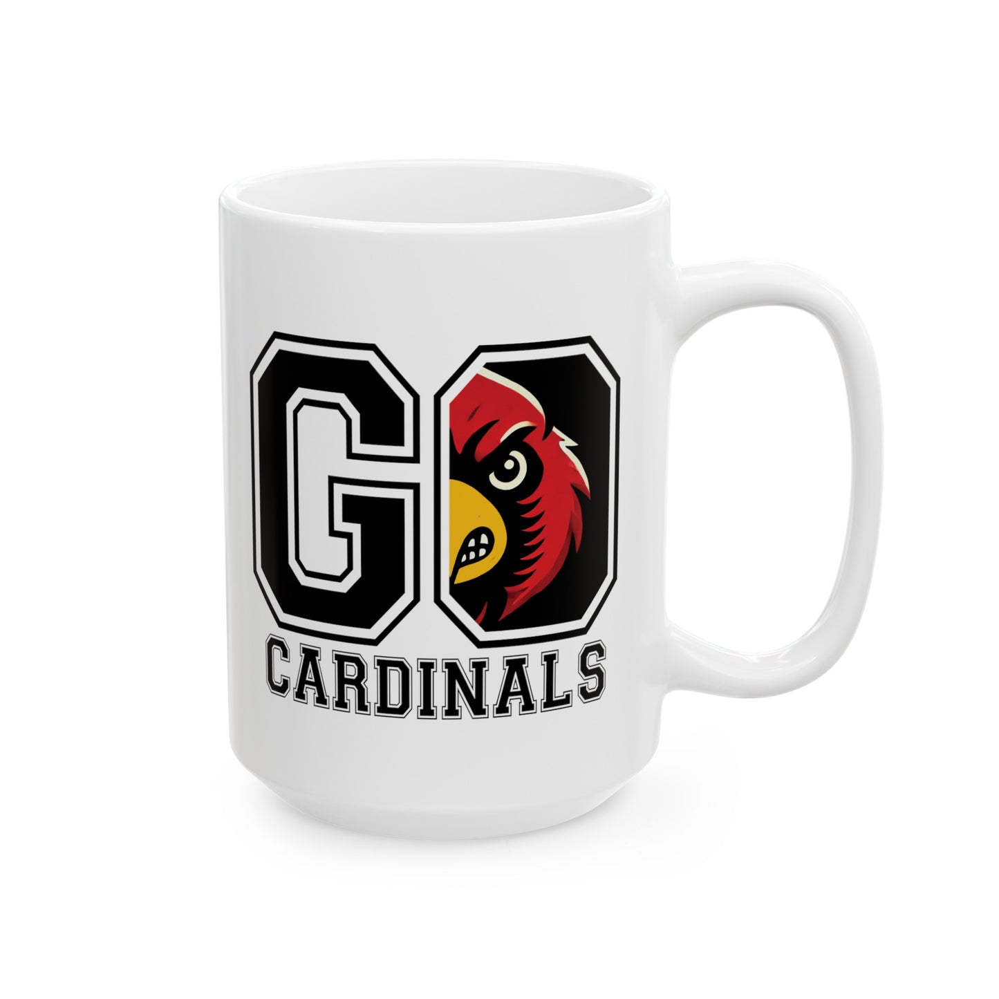 Go Cardinals - Ceramic Mug, (11oz, 15oz)