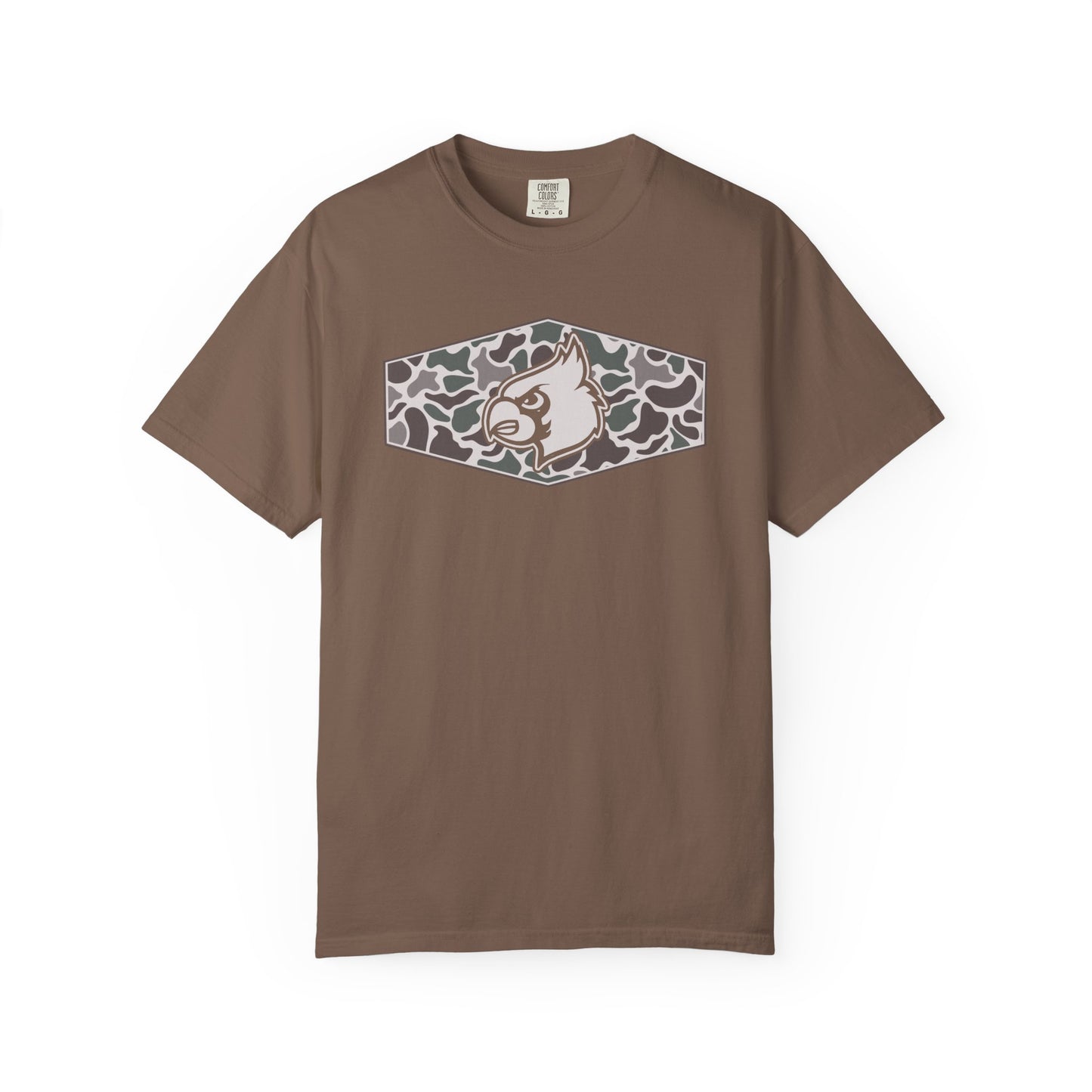 Old School Camo HG Cardinals Inset - Comfort Colors T Shirt