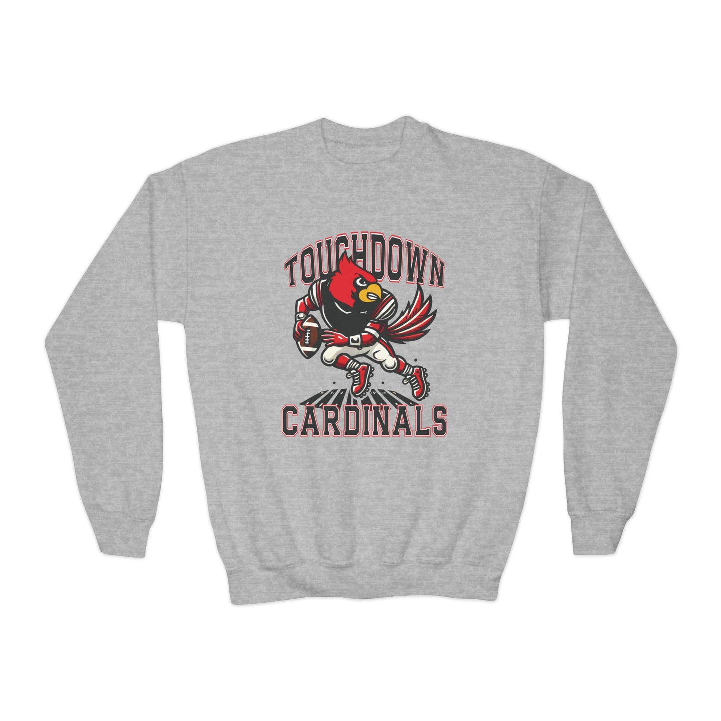 Touchdown Cardinals - Youth Crew Sweatshirt