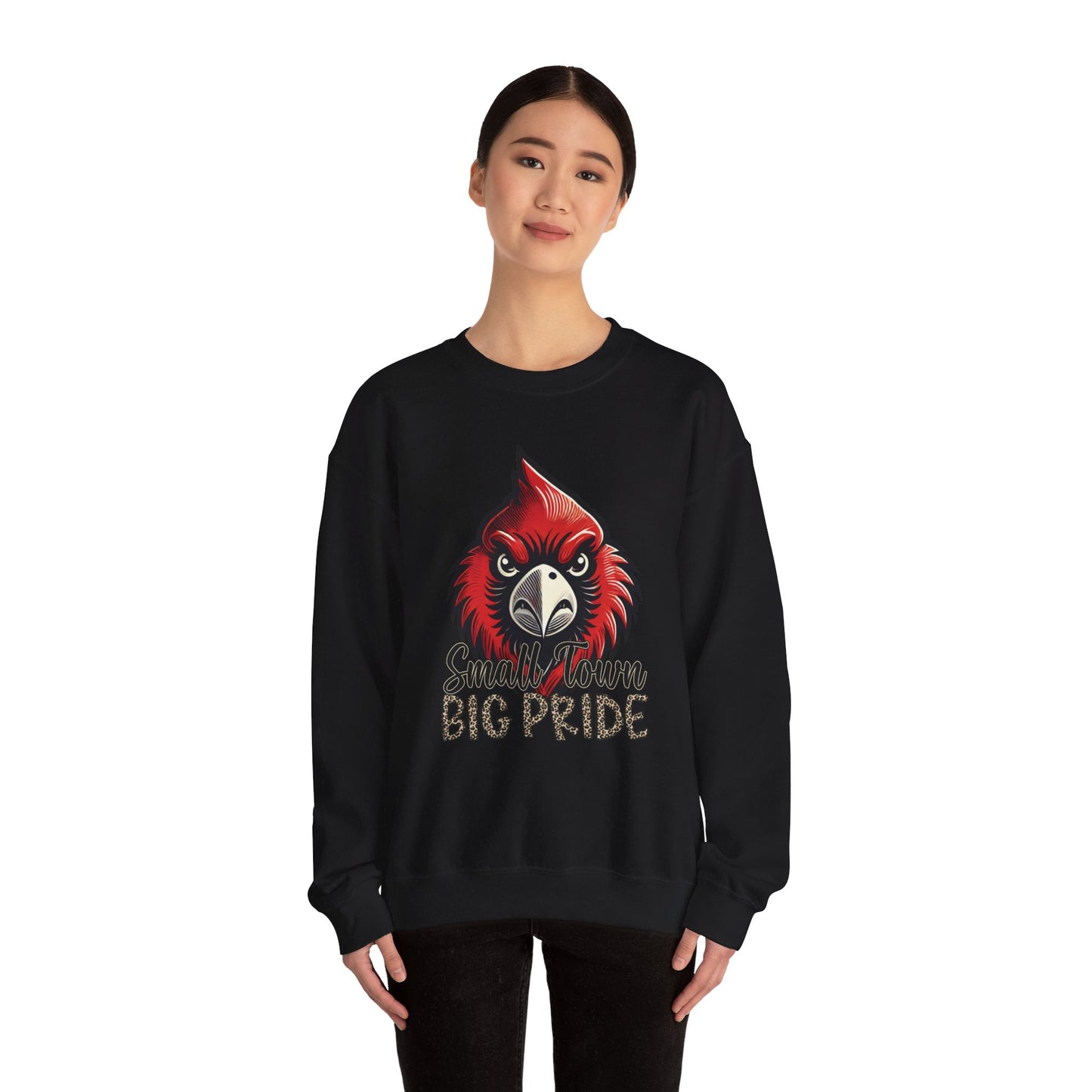 Cardinal Small Town Big Pride - Unisex Heavy Blend™ Crewneck Sweatshirt