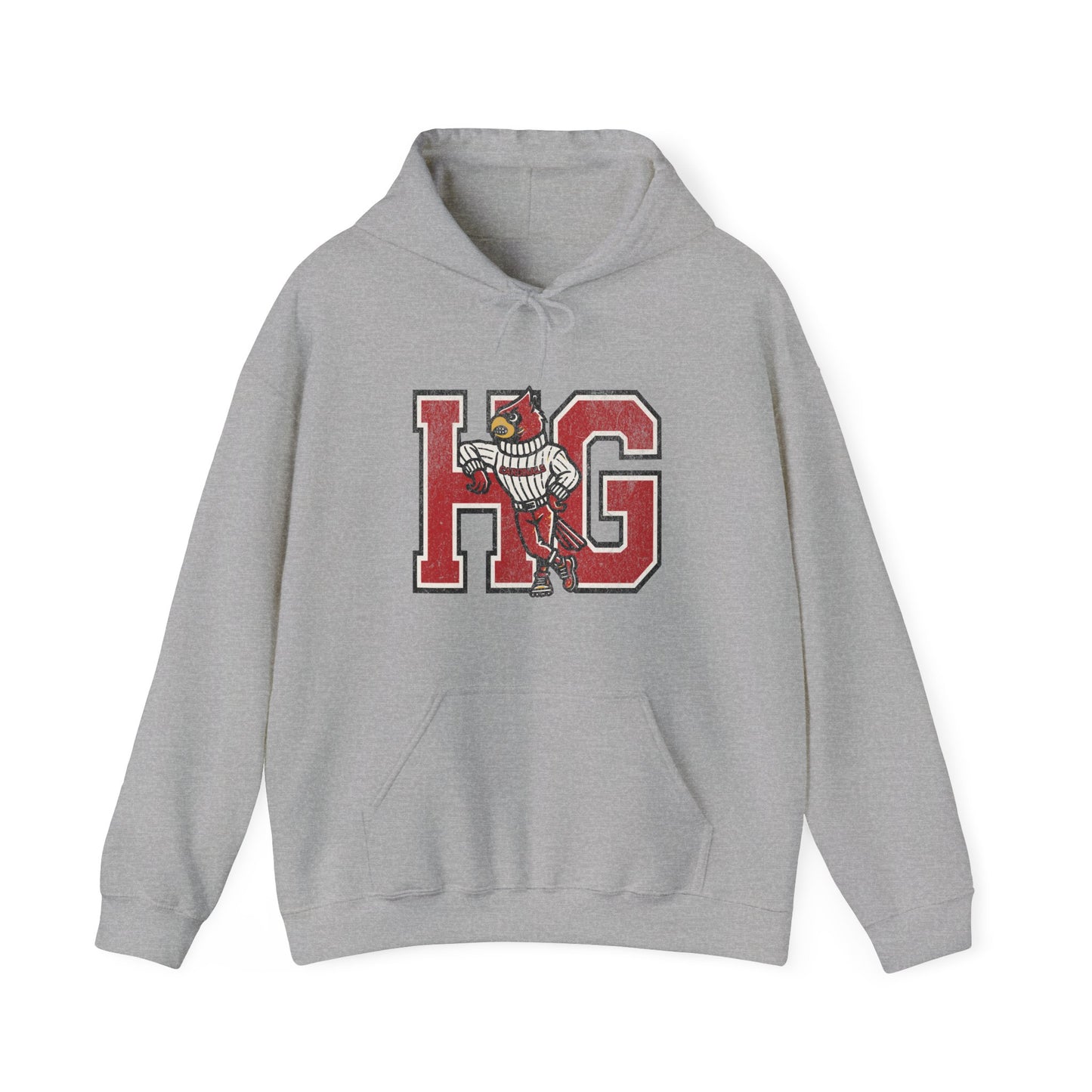 Vintage HG Cardinal Sweater - Unisex Heavy Blend™ Hooded Sweatshirt