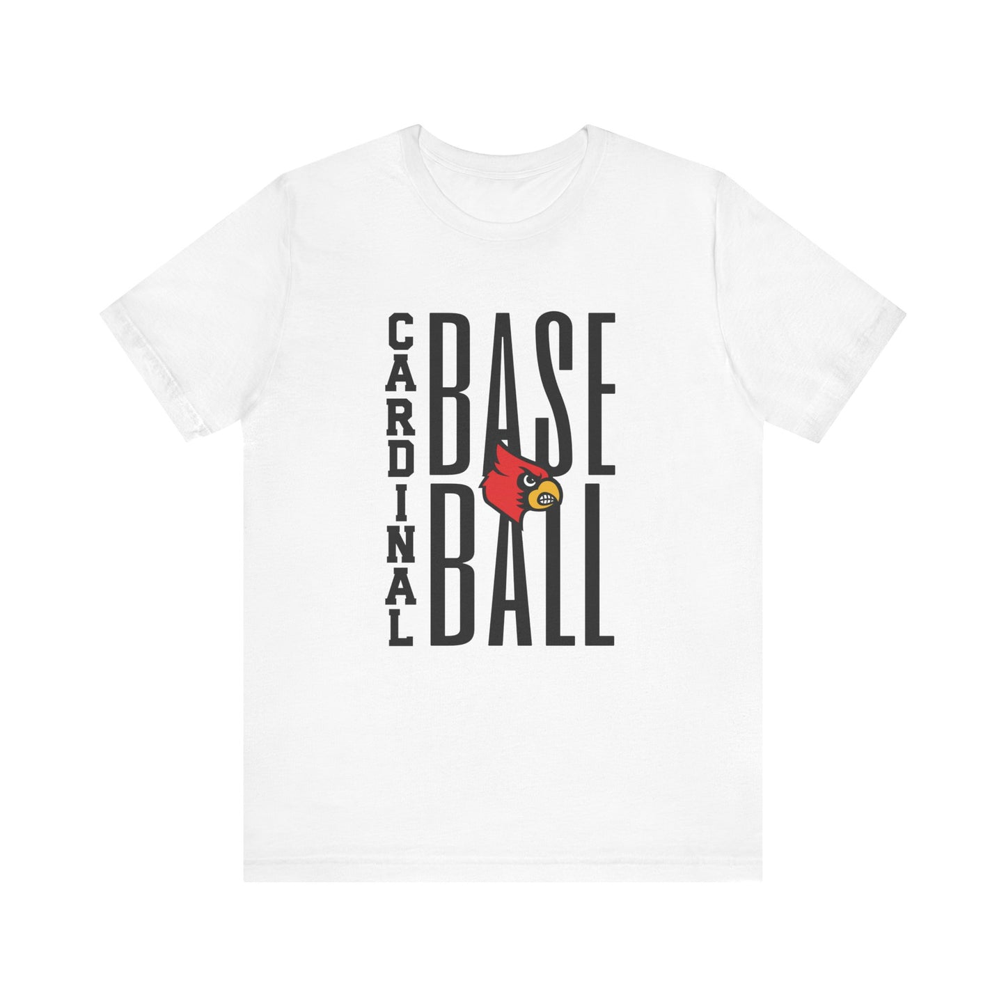 Cardinal Baseball - Bella + Canvas Short Sleeve Tee