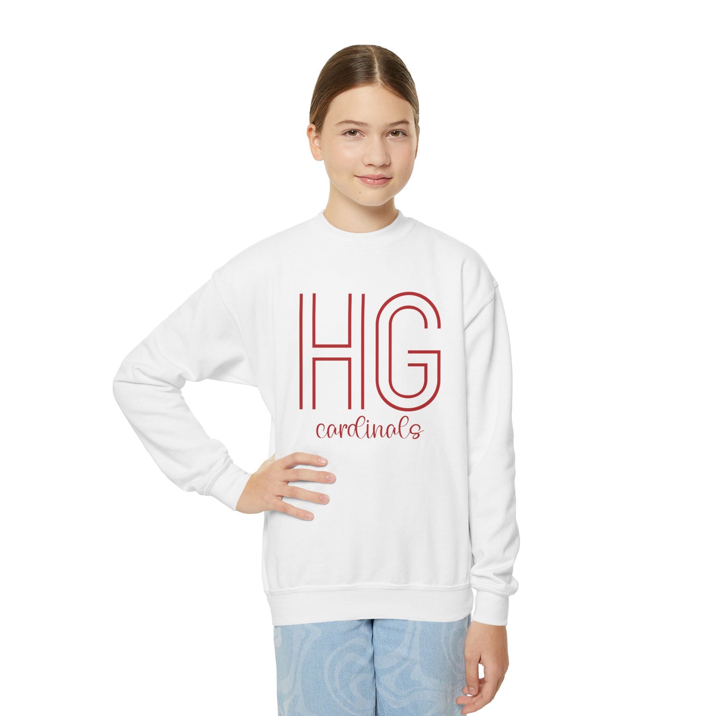 HG Cardinals - Youth Crew Sweatshirt