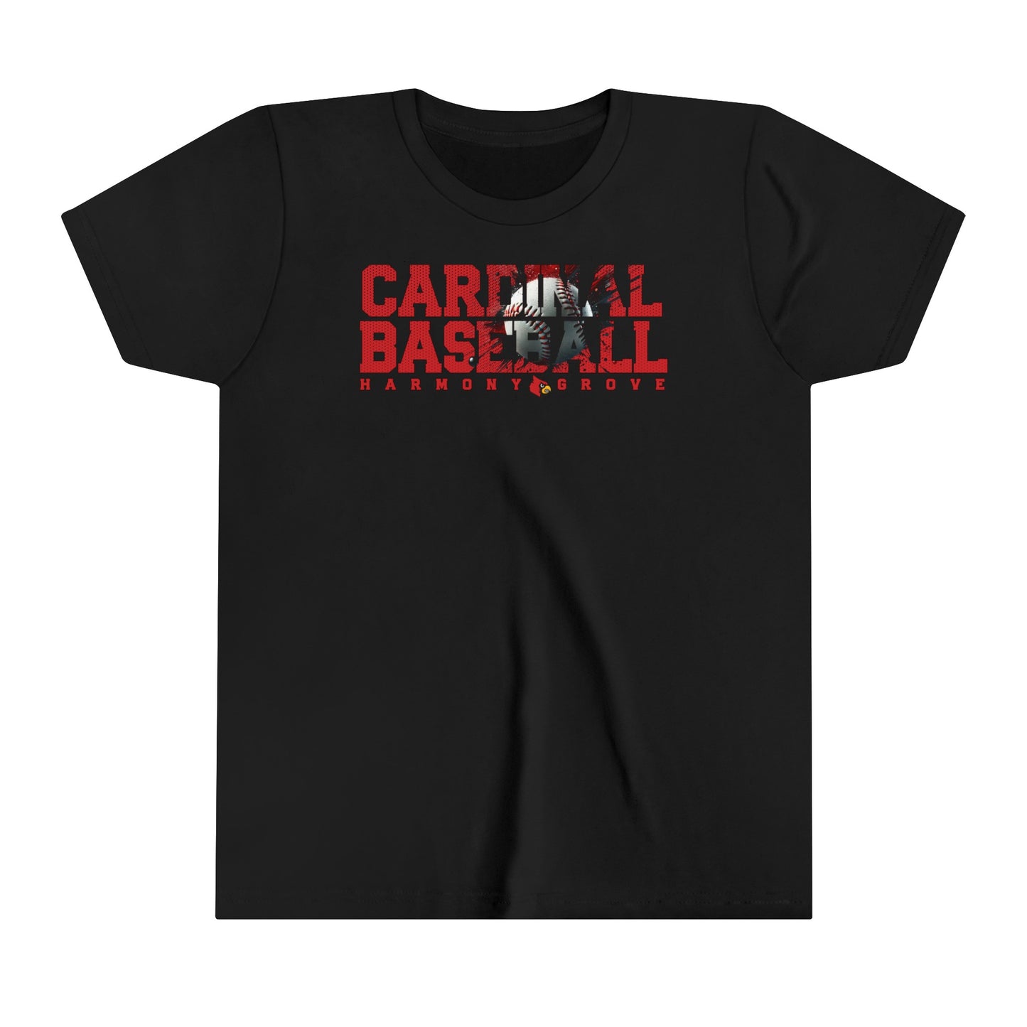 Cardinal Baseball - Bella + Canvas Youth Tee