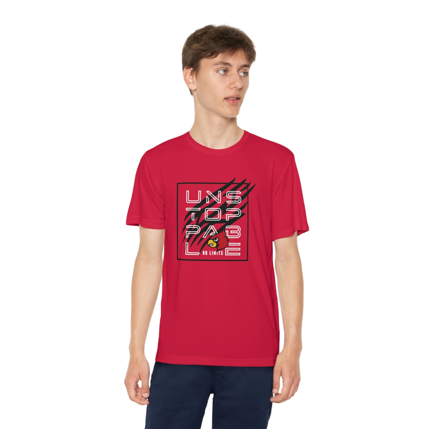 Unstoppable Cardinal - Youth Sport-Tek® Competitor™ Tee