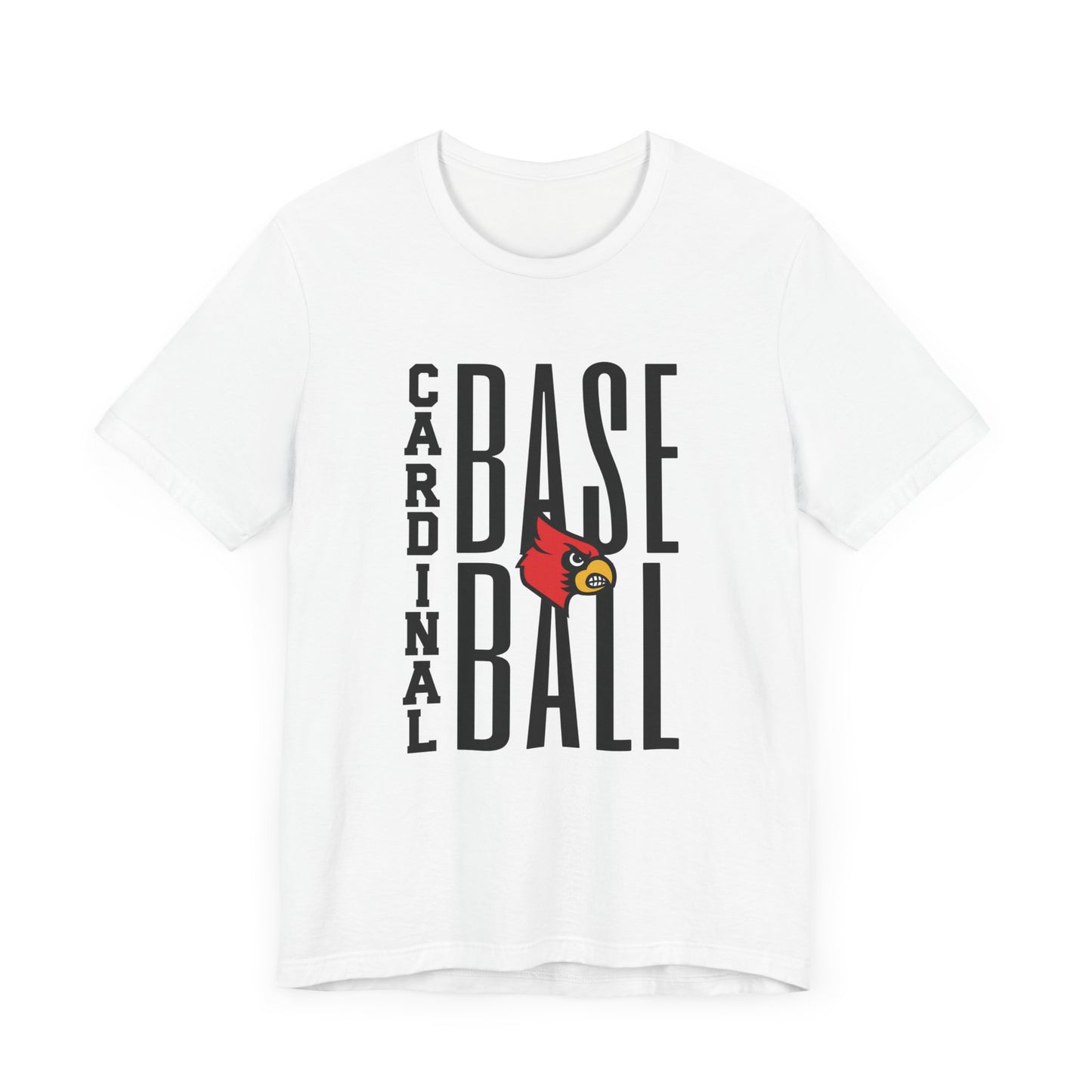 Cardinal Baseball - Bella + Canvas Short Sleeve Tee