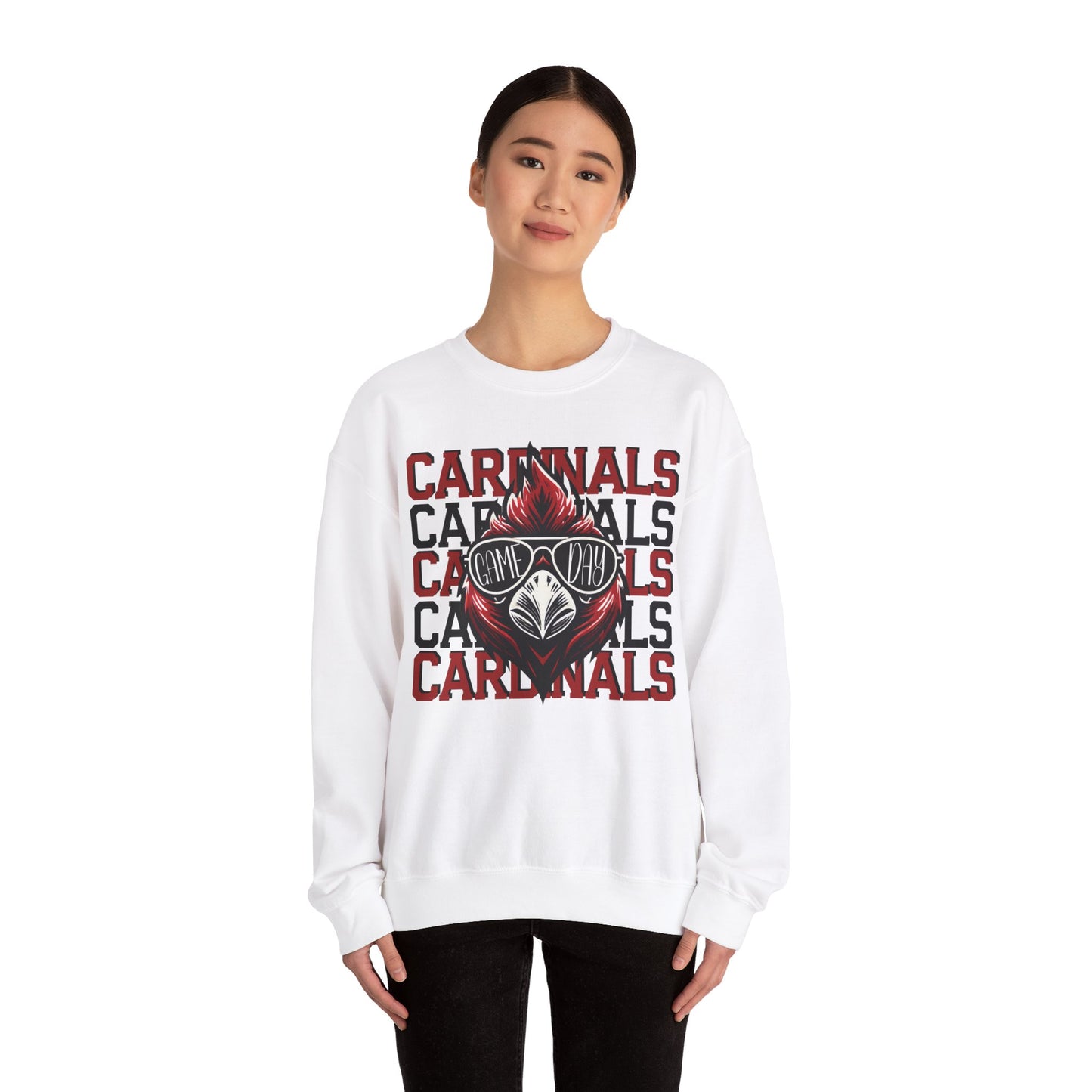Cardinals Game Day Sunglasses - Unisex Heavy Blend™ Crewneck Sweatshirt