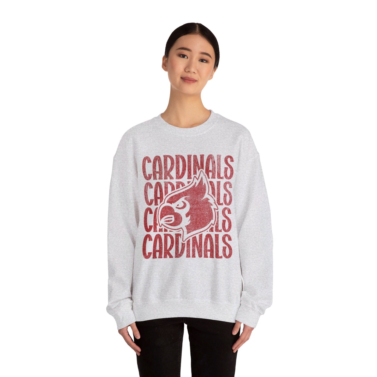 Vintage Cardinals 4 - Unisex Heavy Blend™ Crewneck Sweatshirt