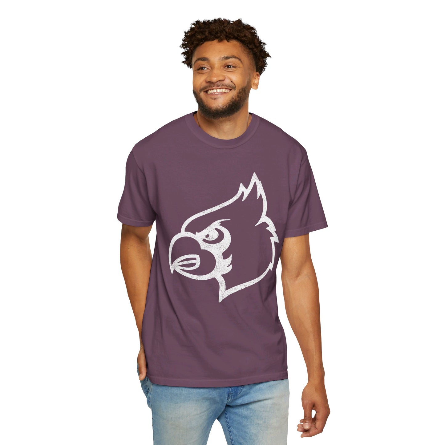 Distressed Cardinal - Comfort Colors T-shirt