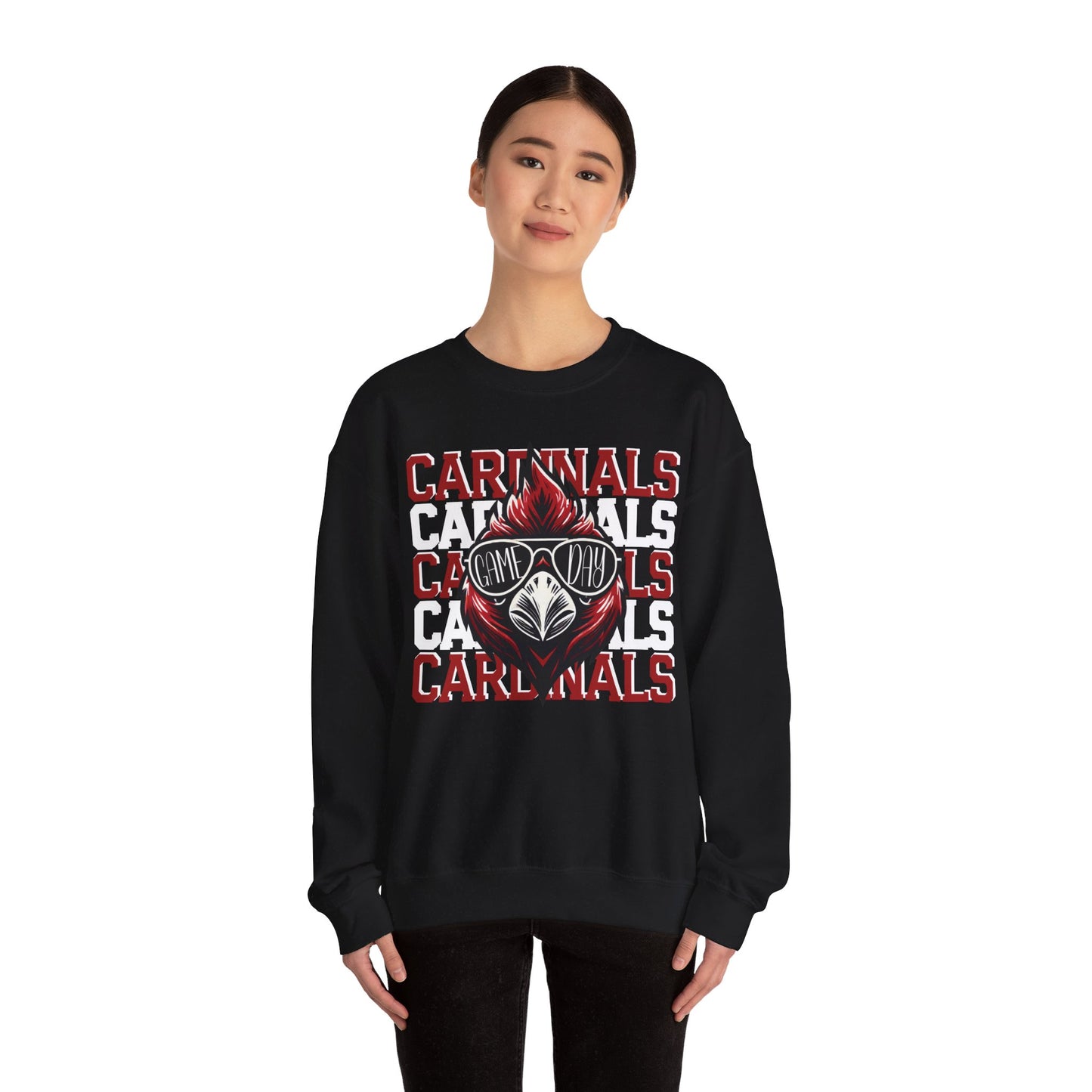 Cardinals Game Day Sunglasses - Unisex Heavy Blend™ Crewneck Sweatshirt