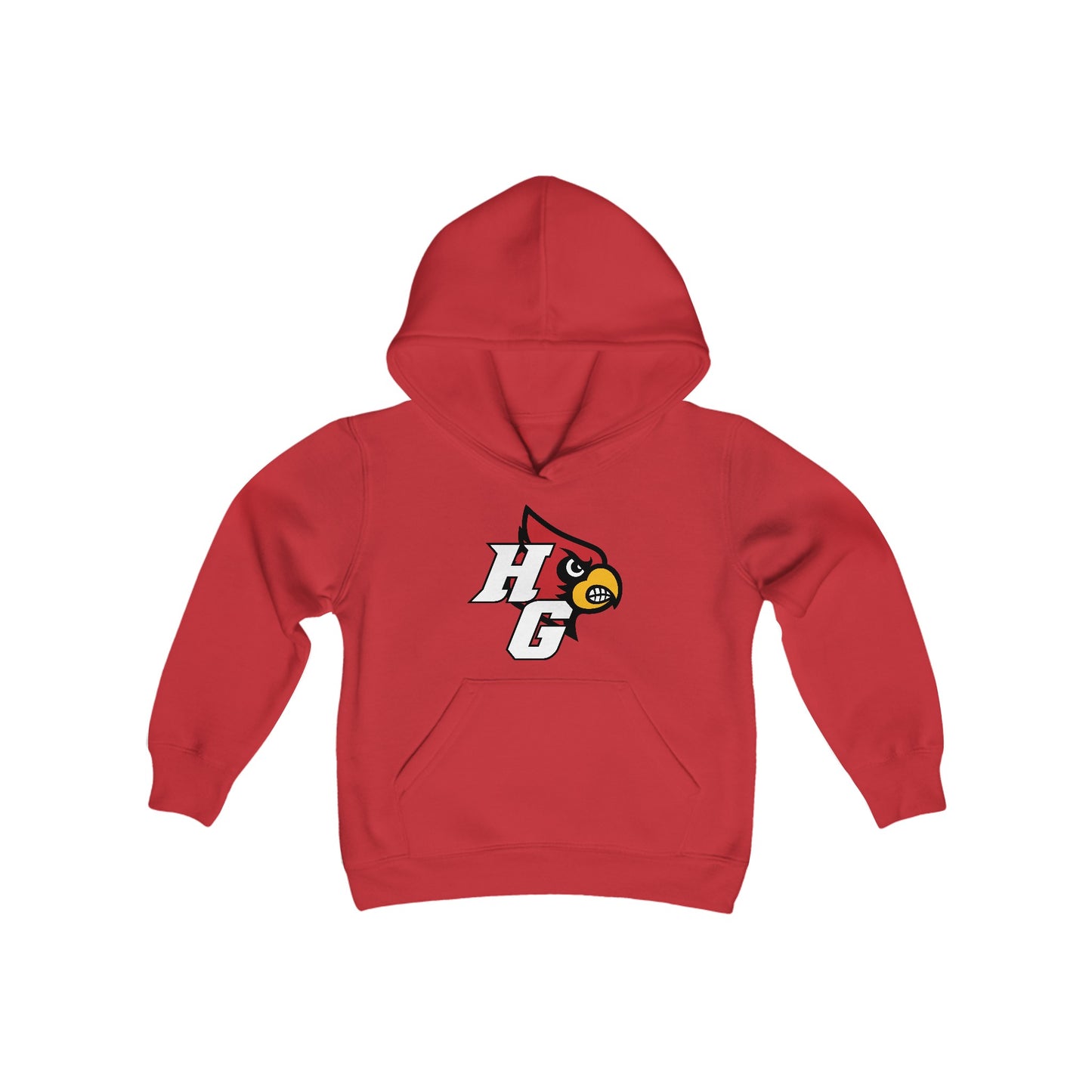 HG Cardinal - Youth Heavy Blend Hooded Sweatshirt