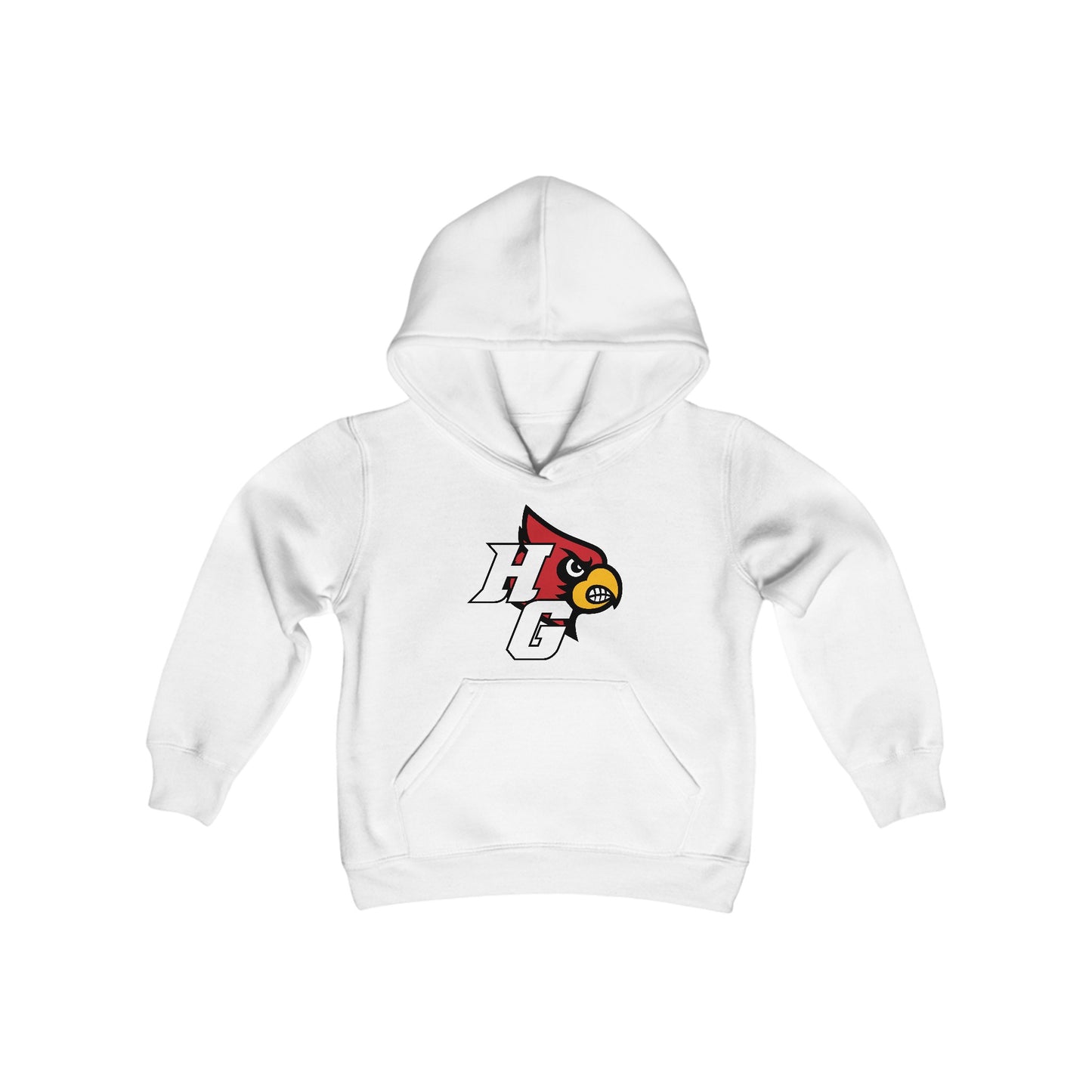 HG Cardinal - Youth Heavy Blend Hooded Sweatshirt