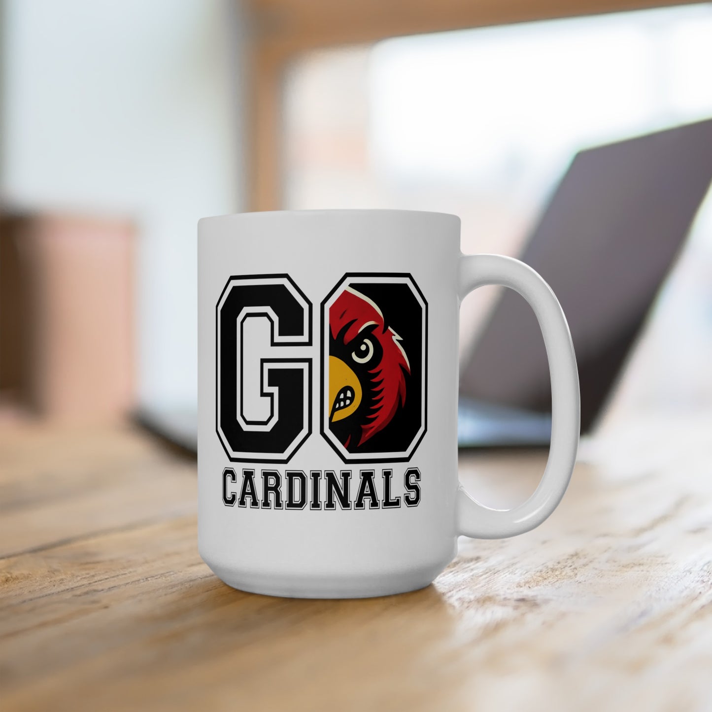 Go Cardinals - Ceramic Mug, (11oz, 15oz)