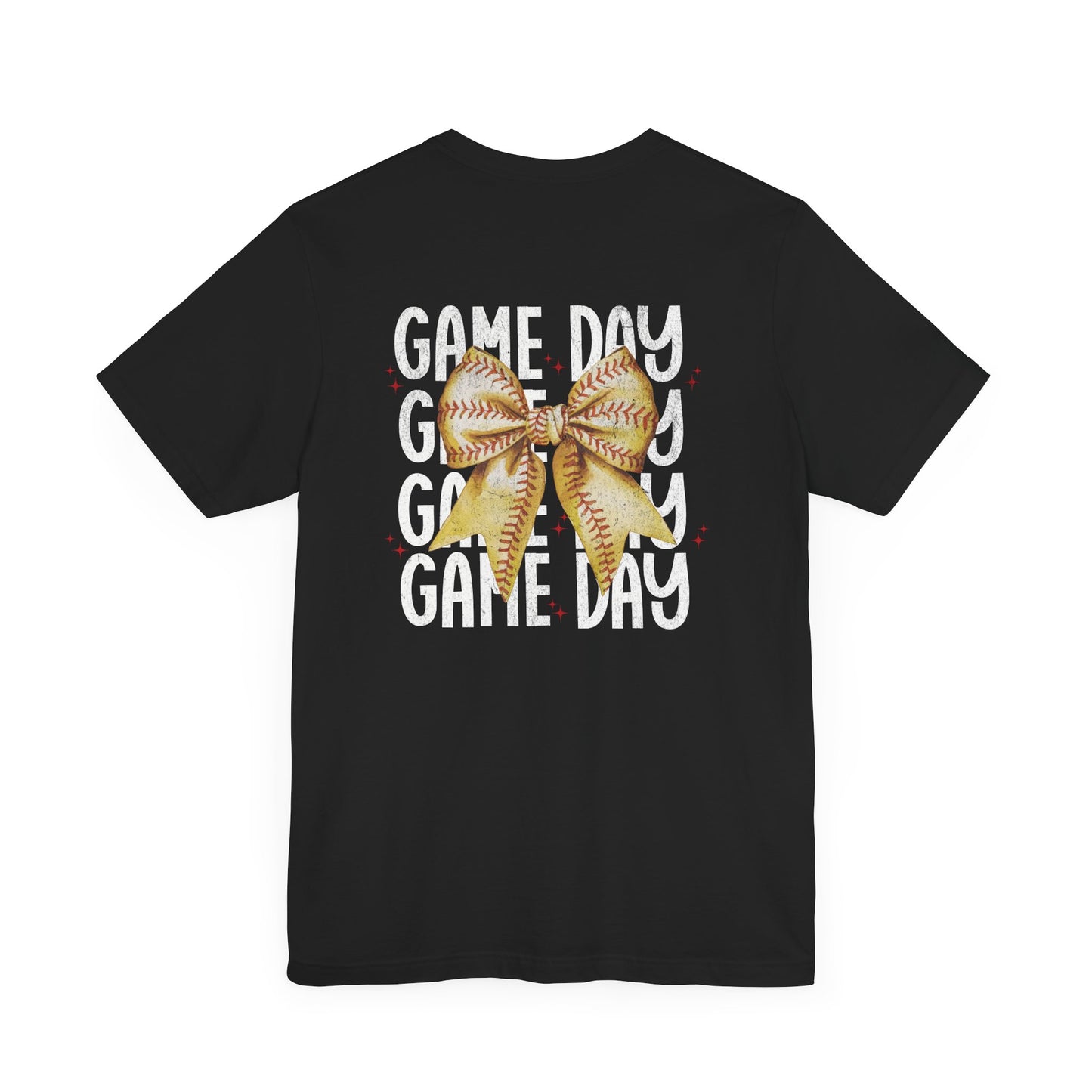Game Day Softball Coquette - Bella + Canvas Short Sleeve Tee