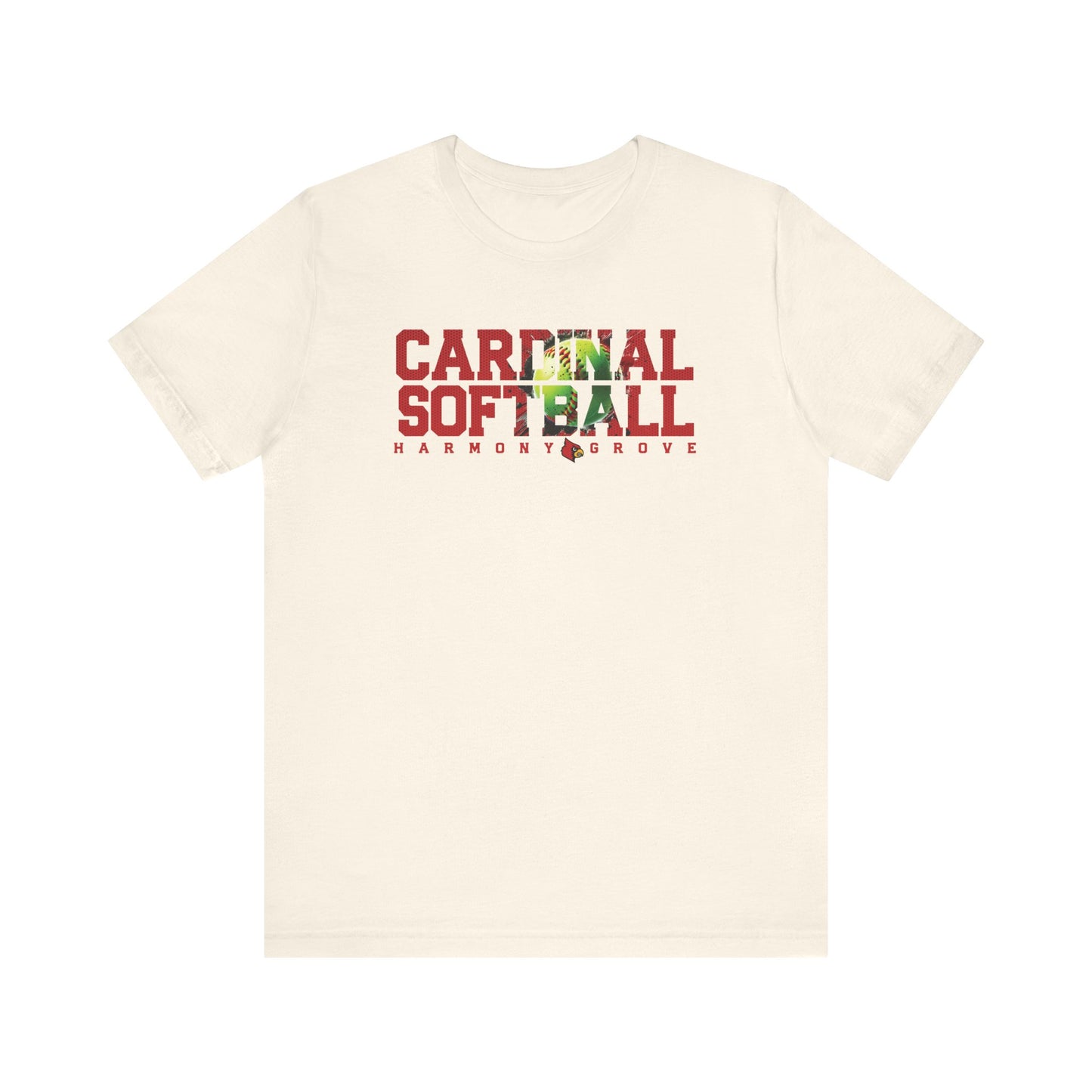 Cardinal Softball Harmony Grove - Bella + Canvas Short Sleeve Tee