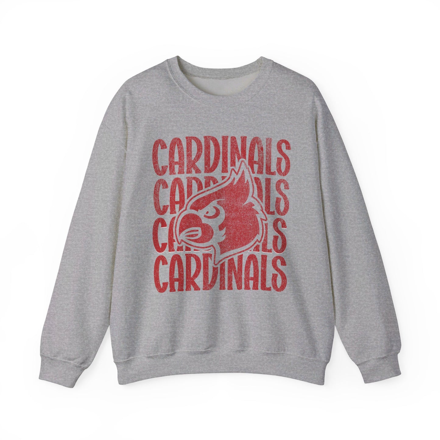 Vintage Cardinals 4 - Unisex Heavy Blend™ Crewneck Sweatshirt