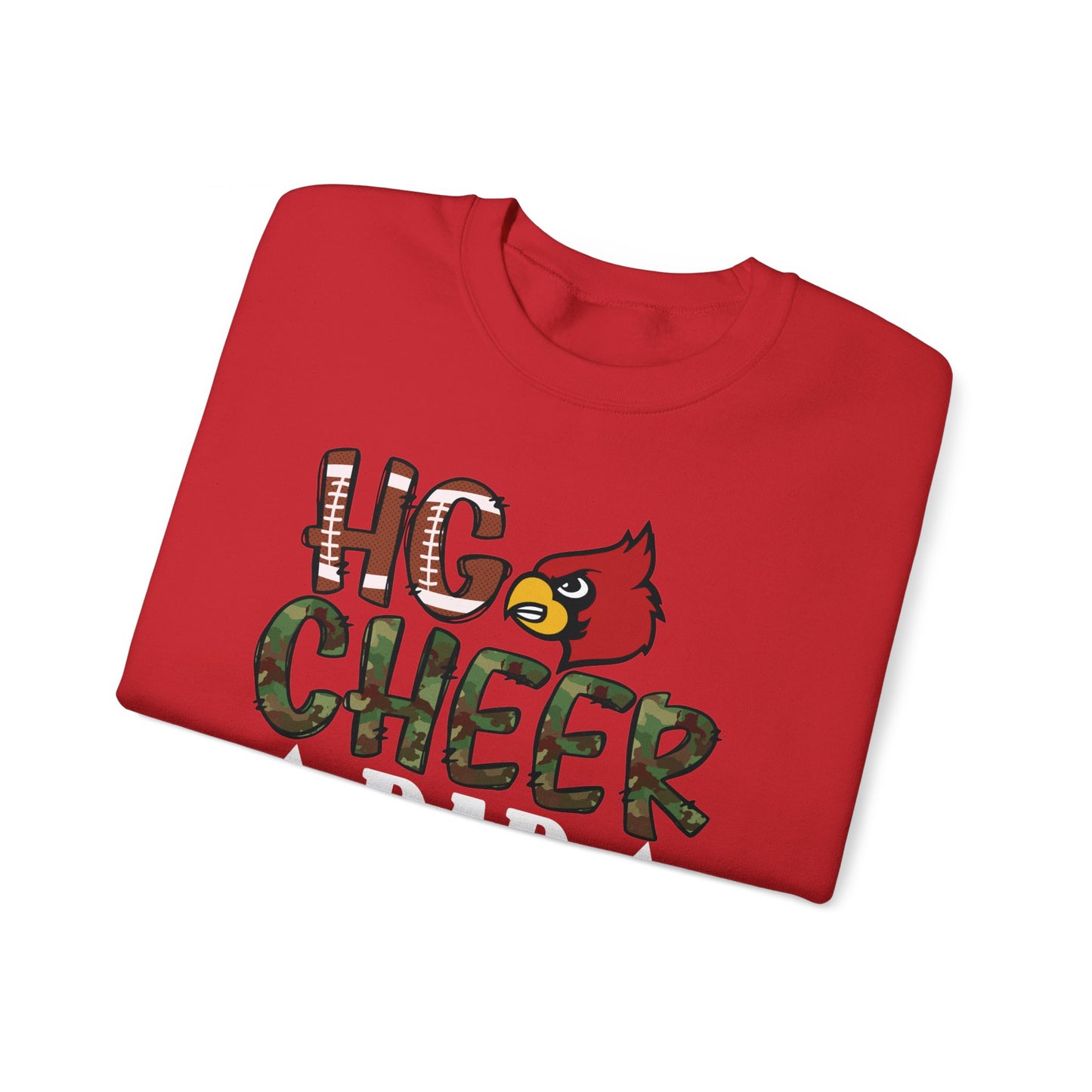 HG Cheer Dad Football - Unisex Heavy Blend™ Crewneck Sweatshirt
