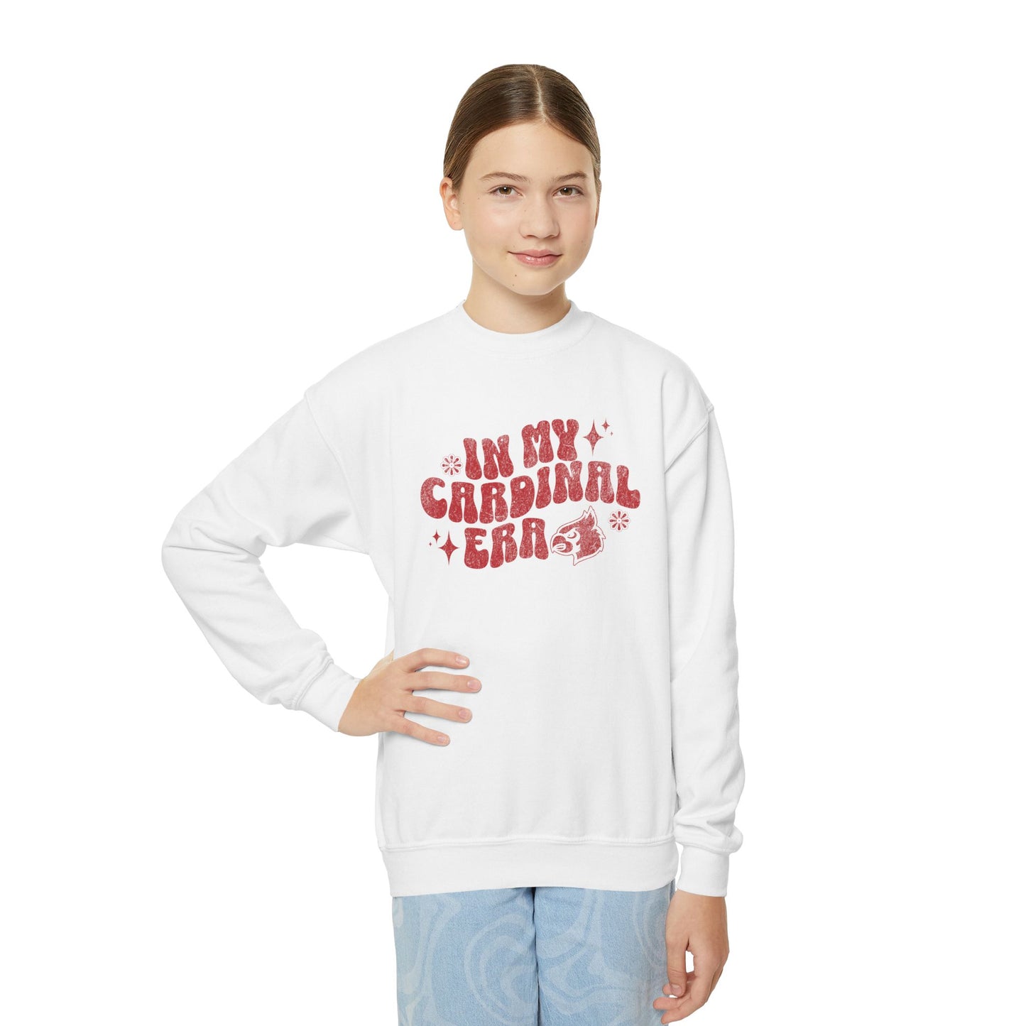 Vintage In My Cardinals Era - Youth Crew Sweatshirt