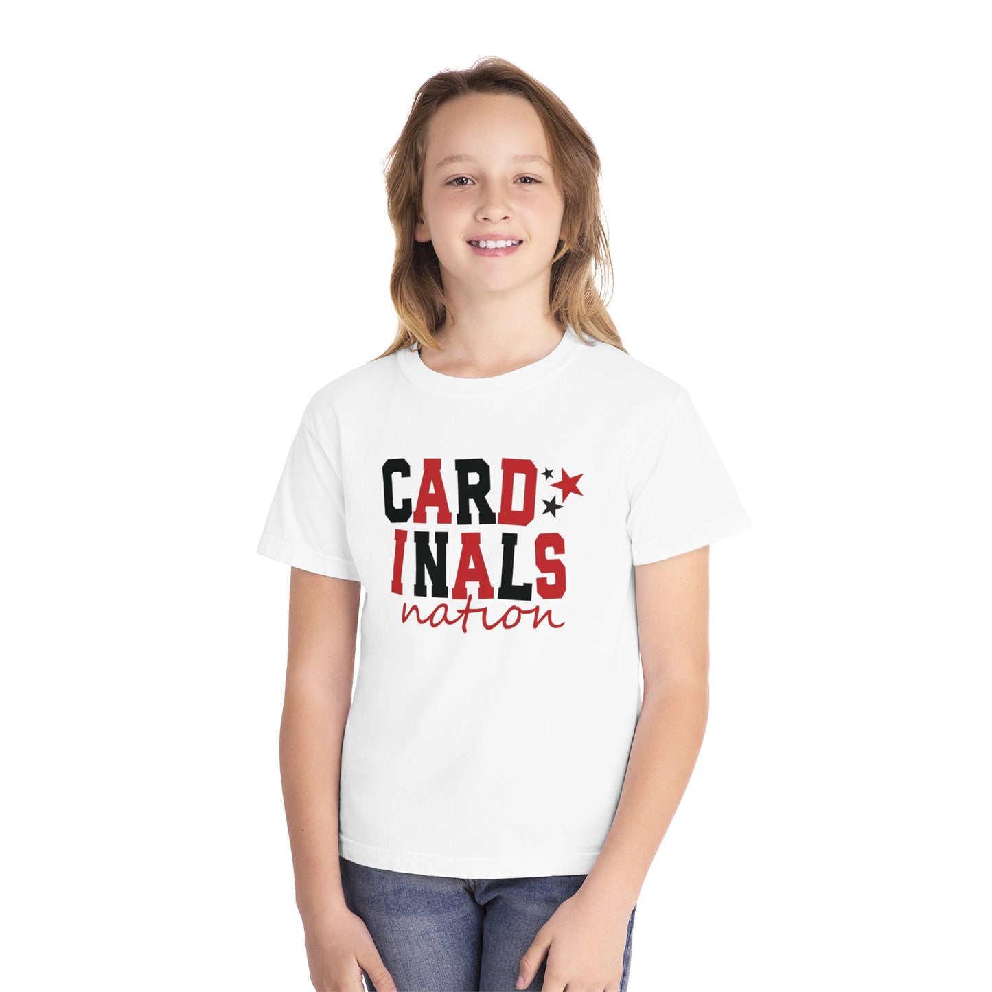 Cardinals Nation - Comfort Colors Youth Tee