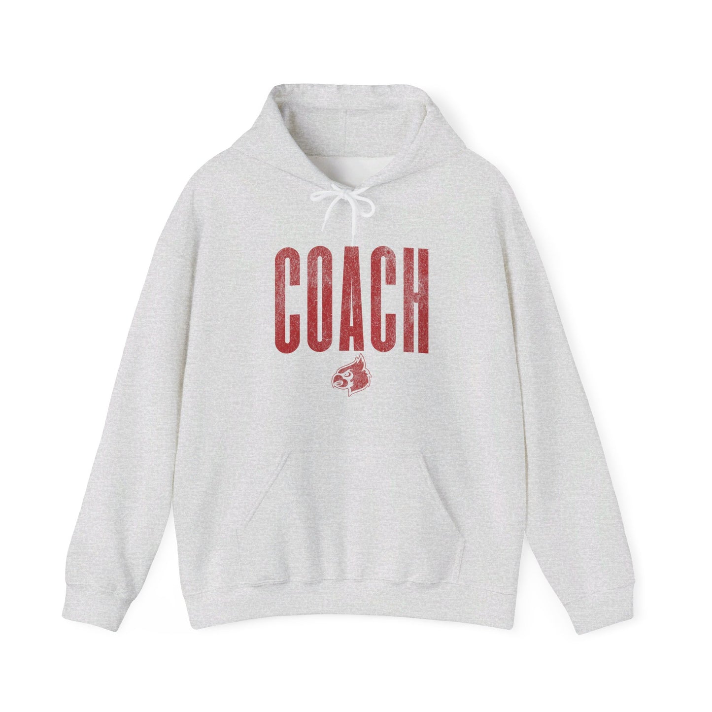 Vintage Cardinal Coach - Unisex Heavy Blend™ Hooded Sweatshirt