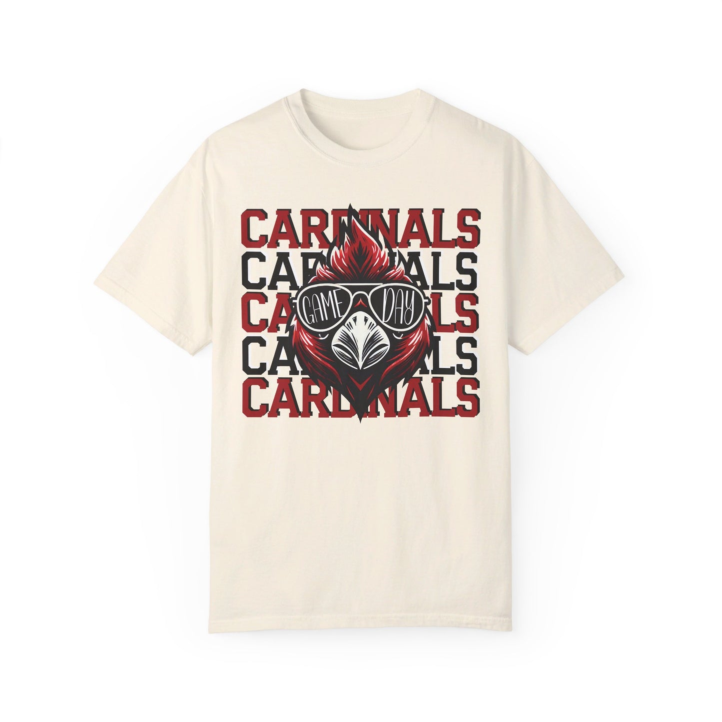 Cardinals Game Day Sunglasses - Comfort Colors T-shirt