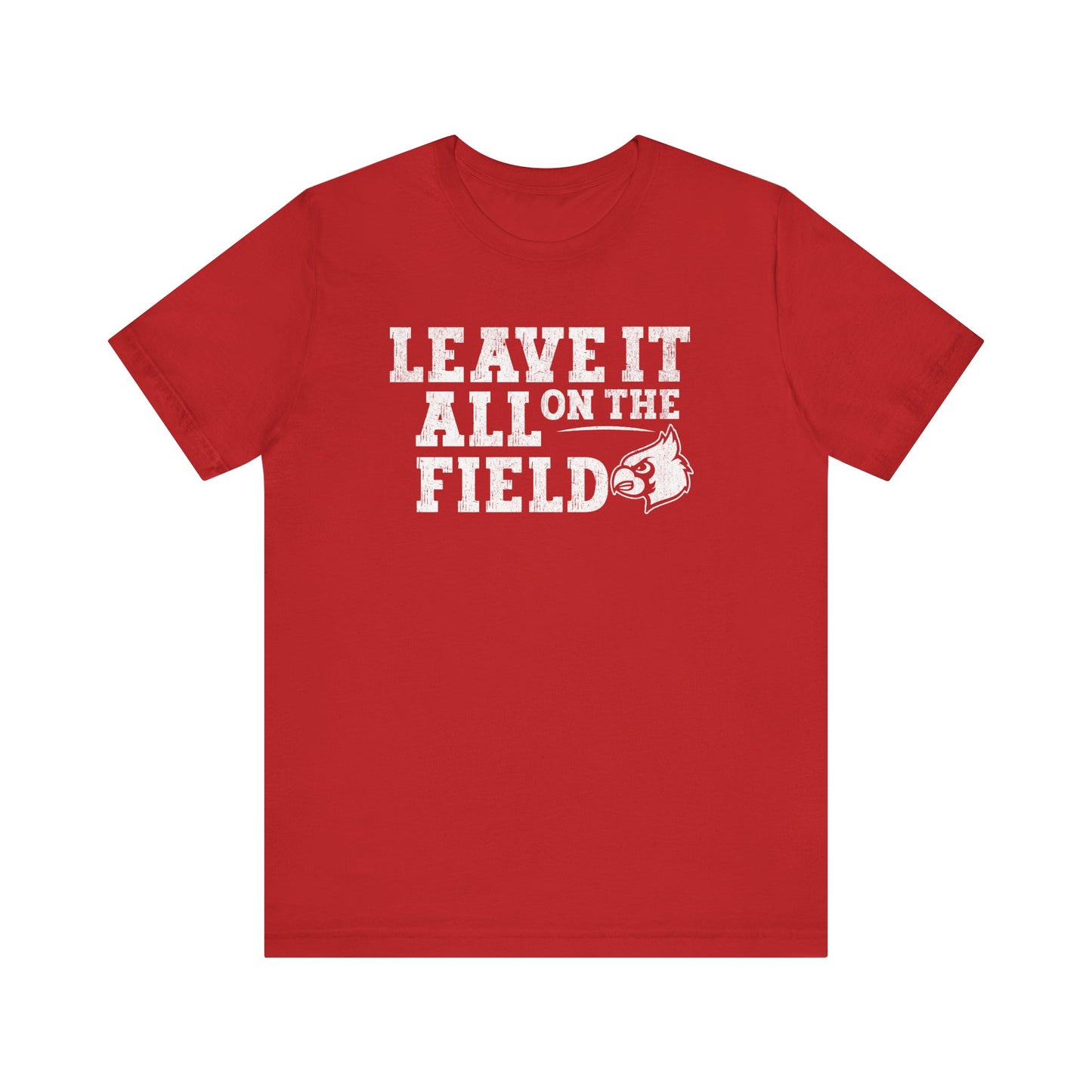 Vintage Cardinals Slanted - Bella + Canvas Short Sleeve Tee