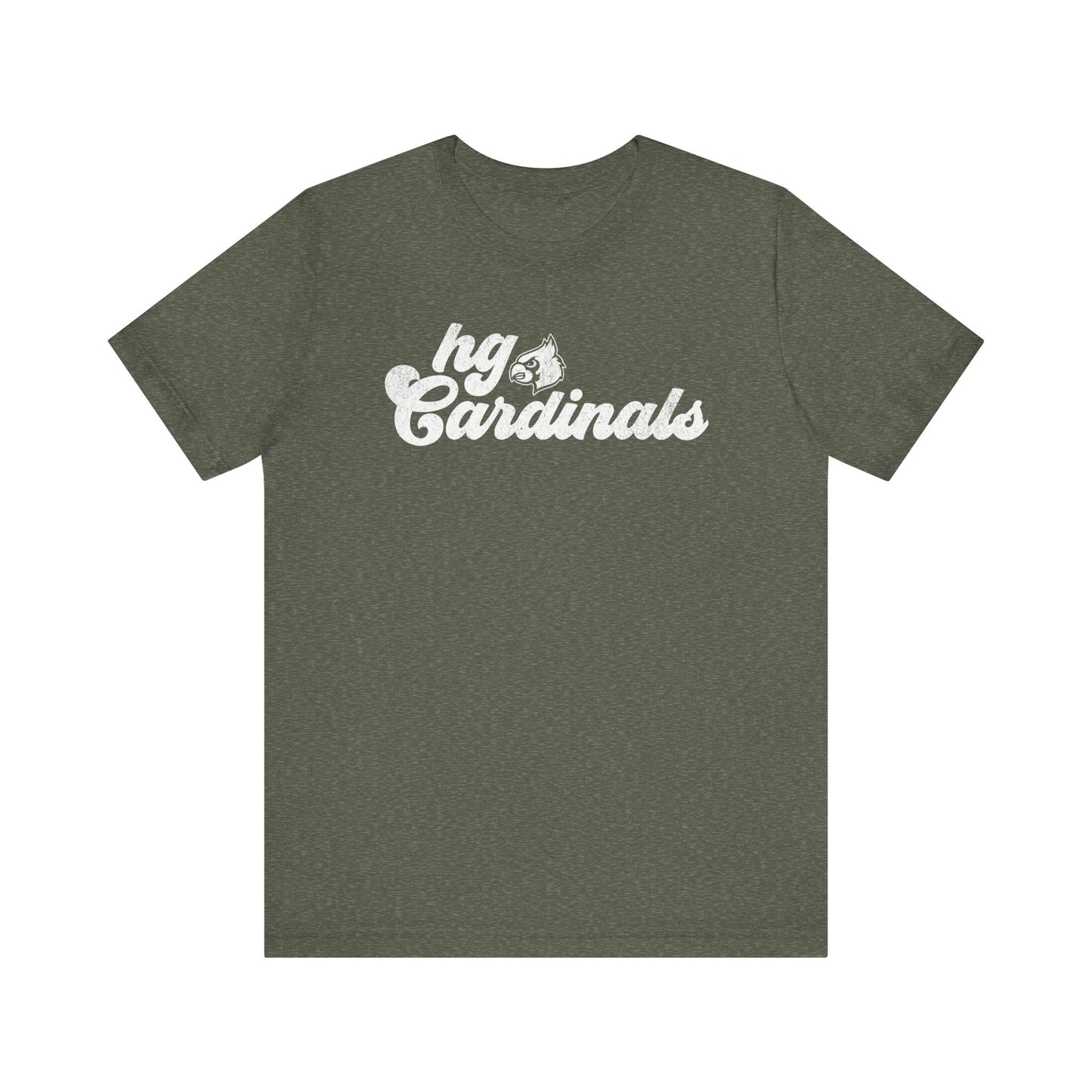 Vintage HG Cardinals - Bella + Canvas Short Sleeve Tee