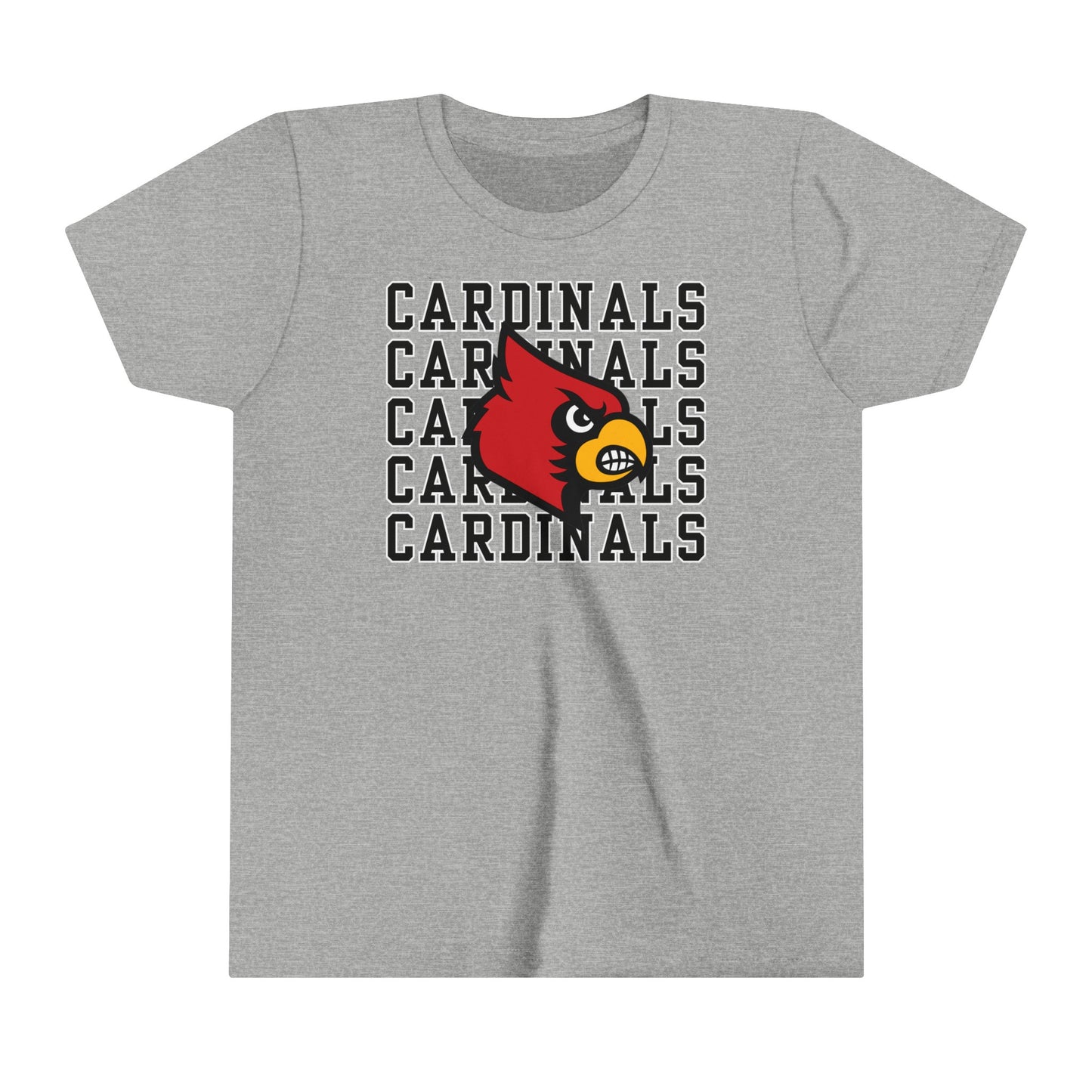 Cardinals, Cardinals - Bella + Canvas Youth Tee