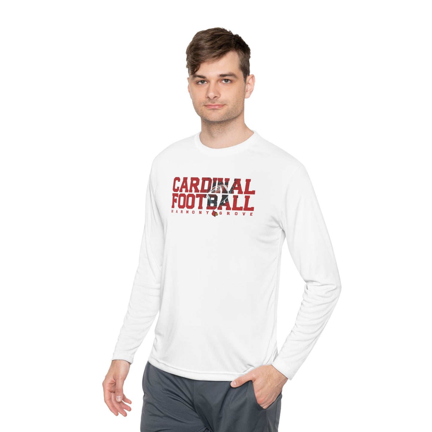 Cardinal Football HG - Dryfit Long Sleeve Tee