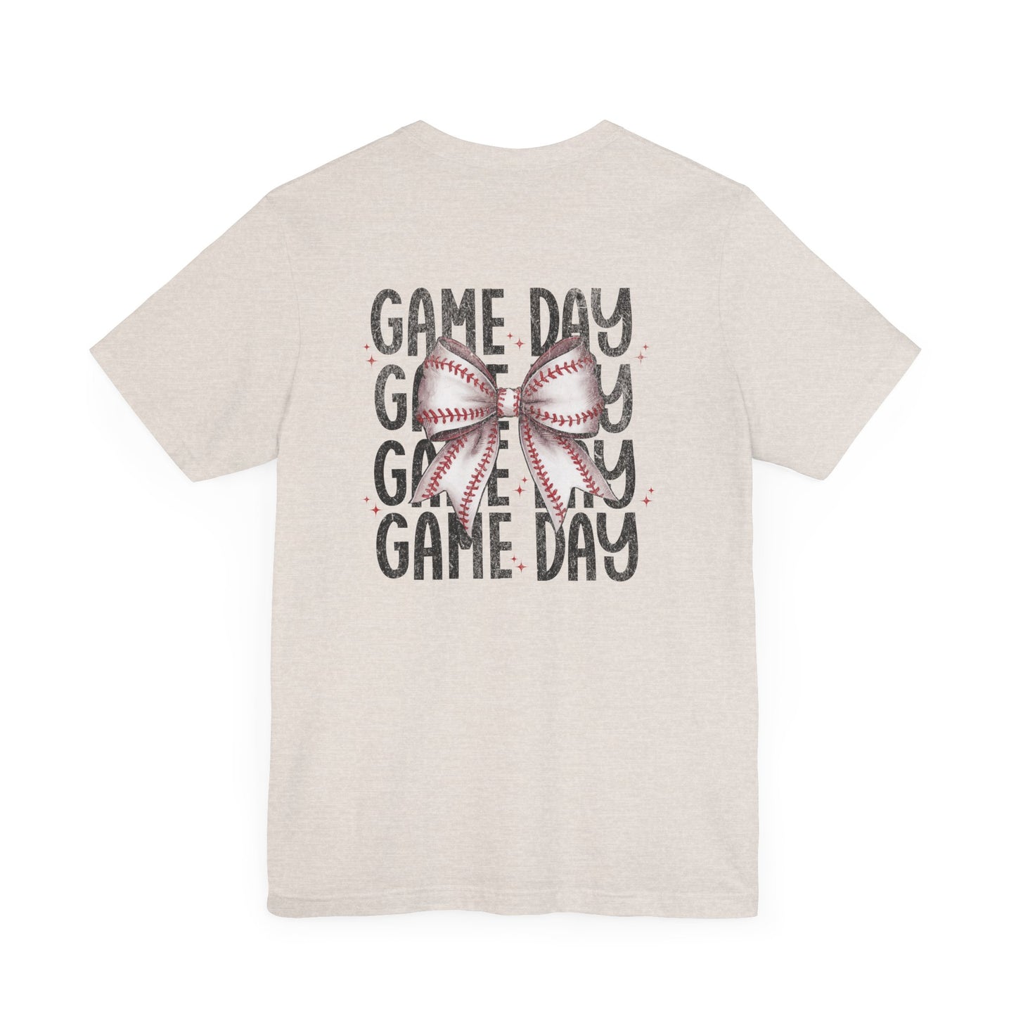 Game Day Baseball Coquette - Bella + Canvas Short Sleeve Tee