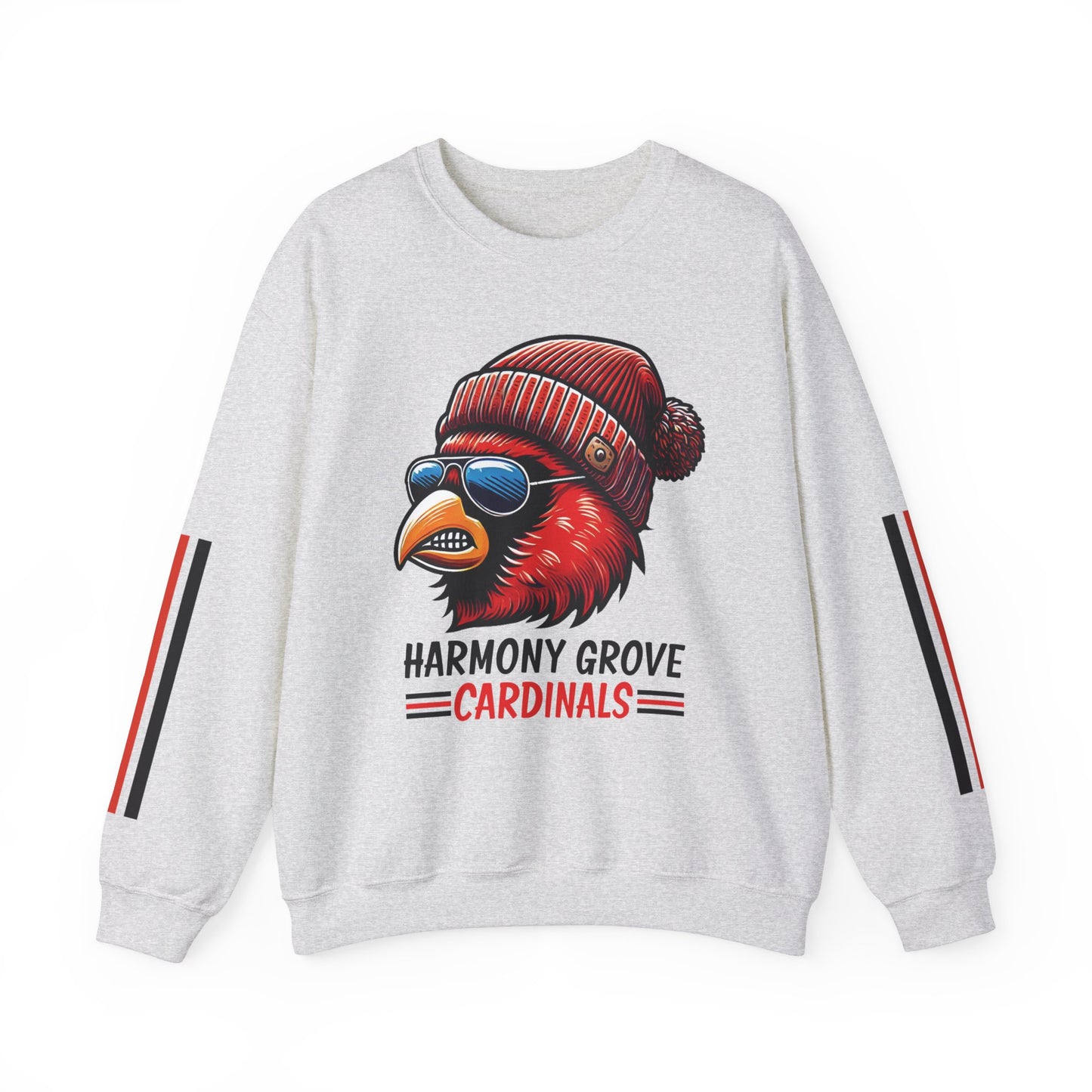 Hipster Harmony Grove Cardinal - Unisex Heavy Blend™ Crewneck Sweatshirt