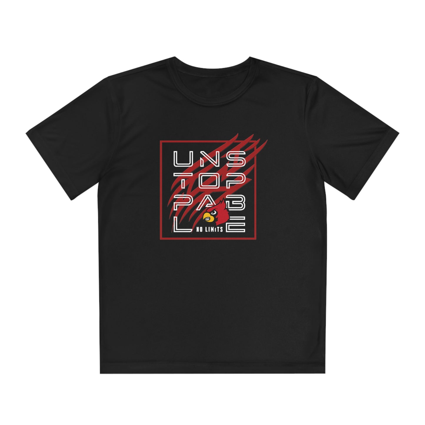 Unstoppable Cardinal - Youth Sport-Tek® Competitor™ Tee