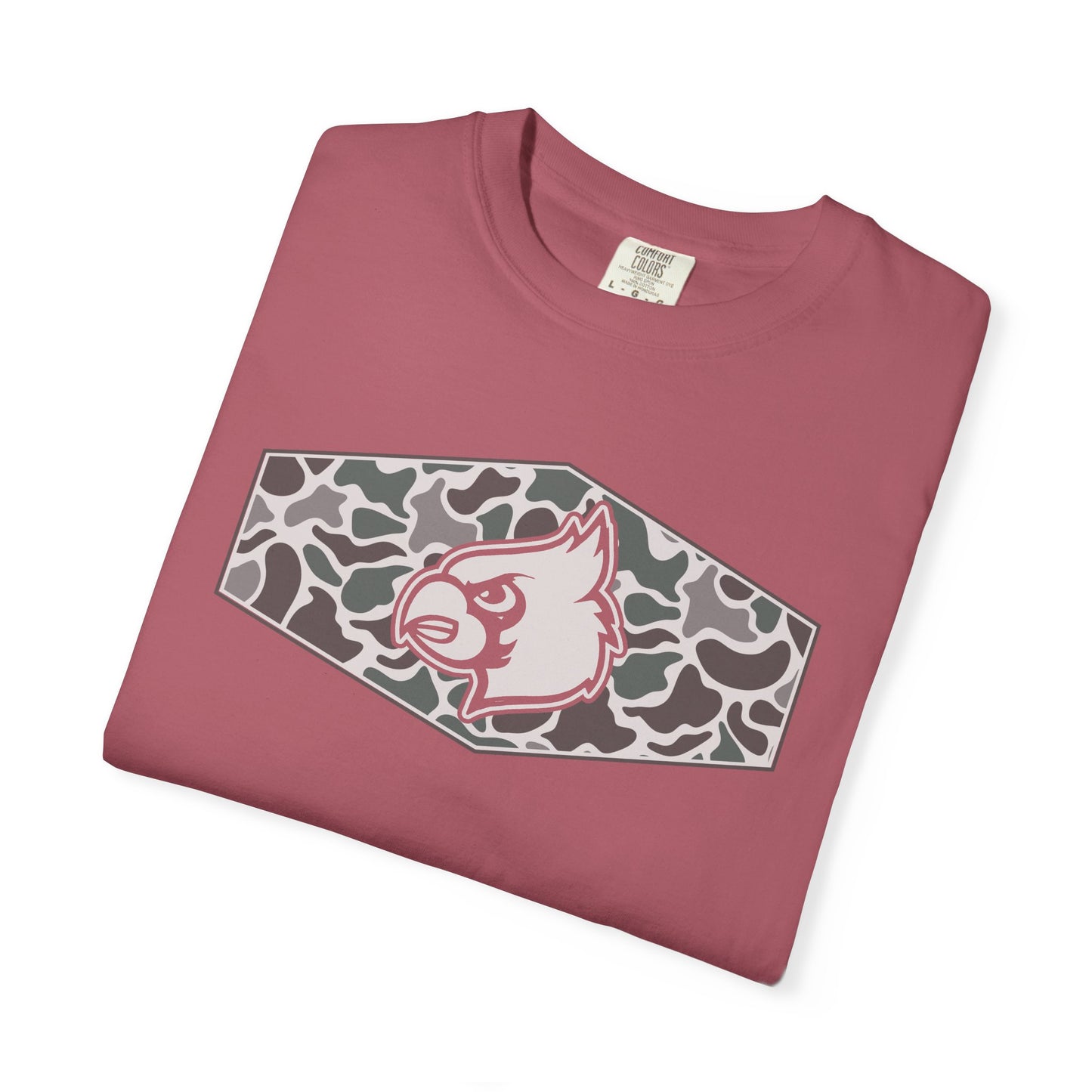 Old School Camo HG Cardinals Inset - Comfort Colors T Shirt