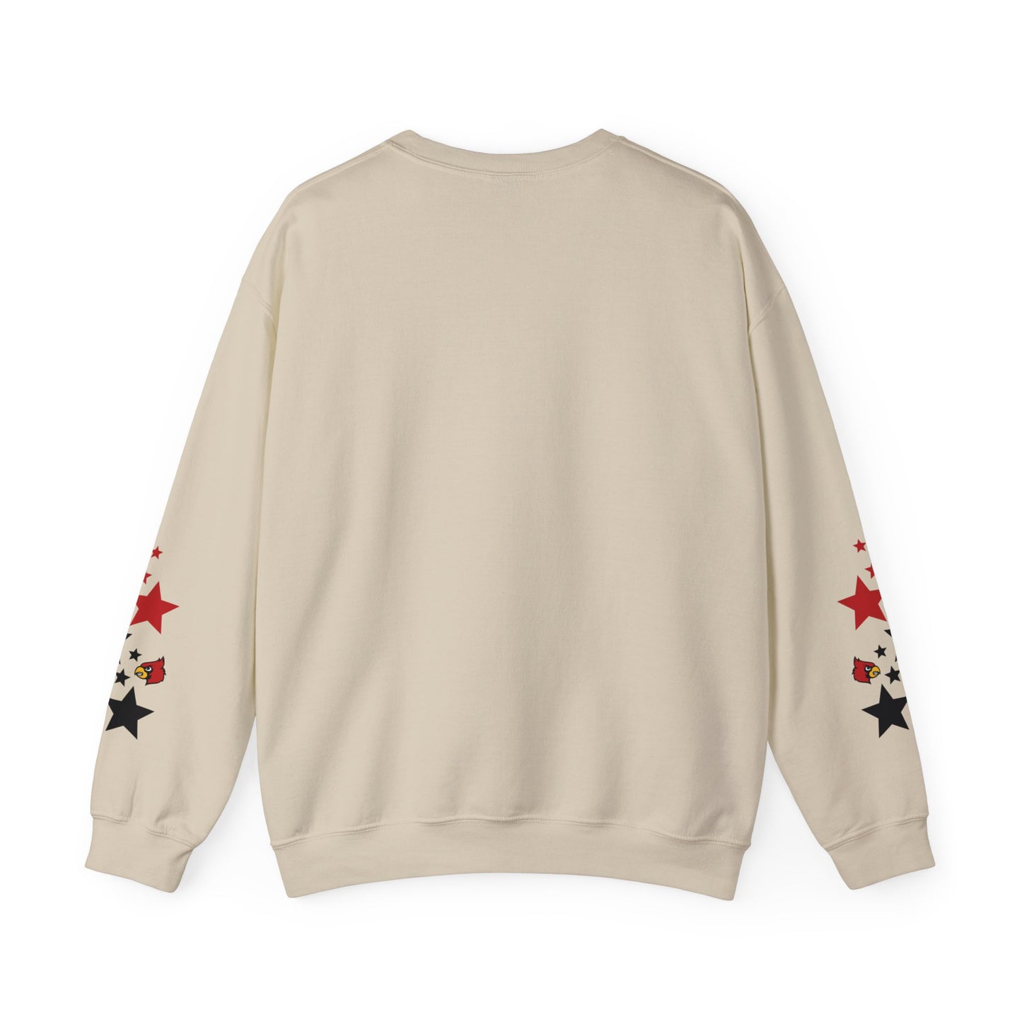 Cardinals Nation with Star Sleeves - Unisex Heavy Blend™ Crewneck Sweatshirt