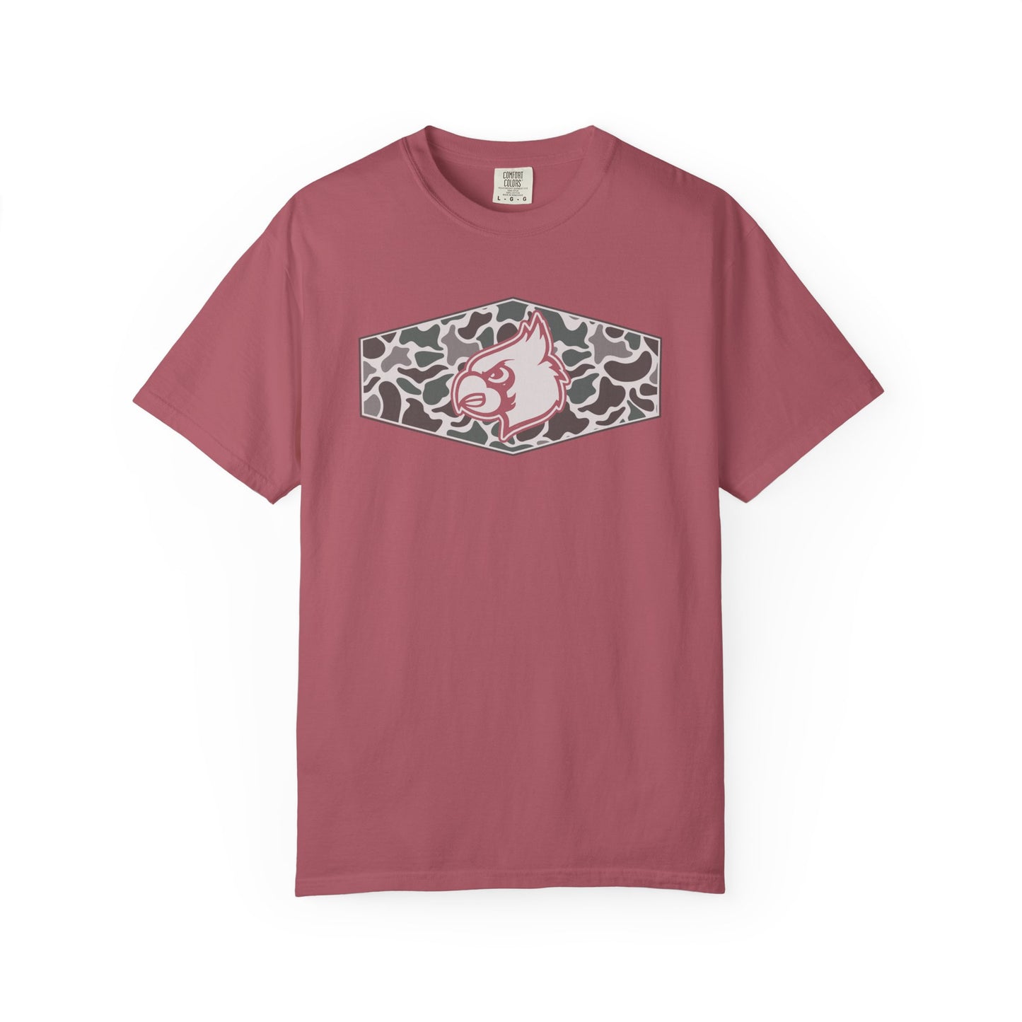 Old School Camo HG Cardinals Inset - Comfort Colors T Shirt