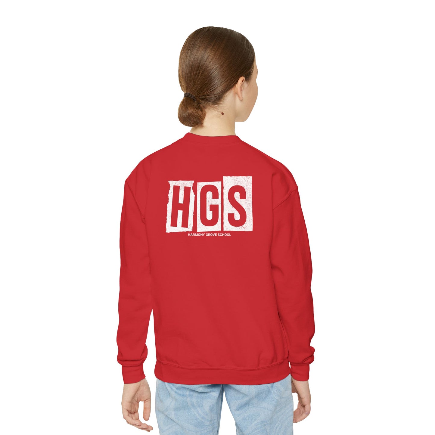Vintage Cardinals + HGS - Youth Crew Sweatshirt
