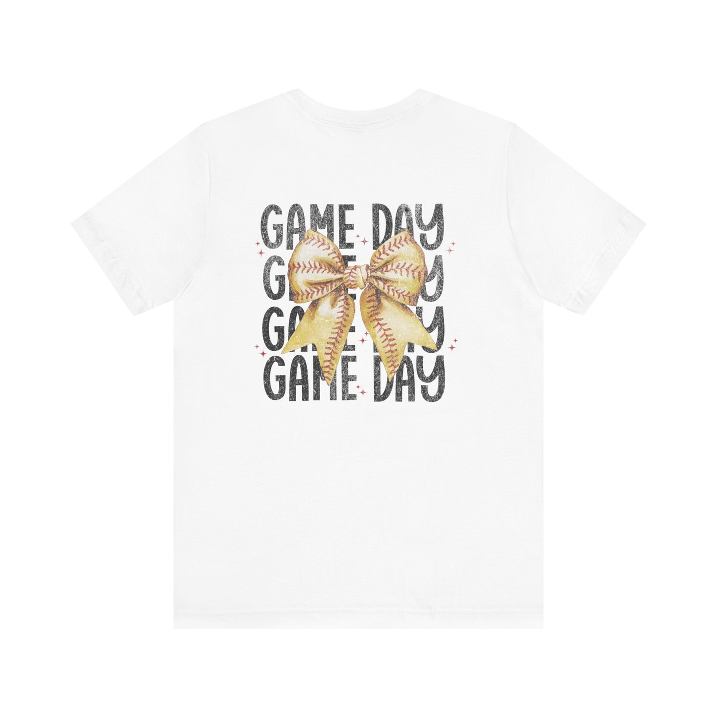 Game Day Softball Coquette - Bella + Canvas Short Sleeve Tee