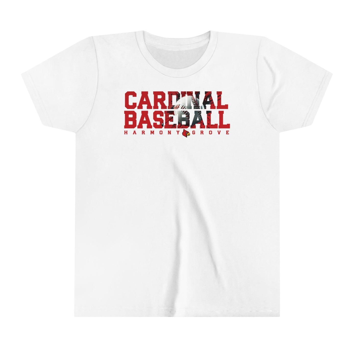 Cardinal Baseball - Bella + Canvas Youth Tee