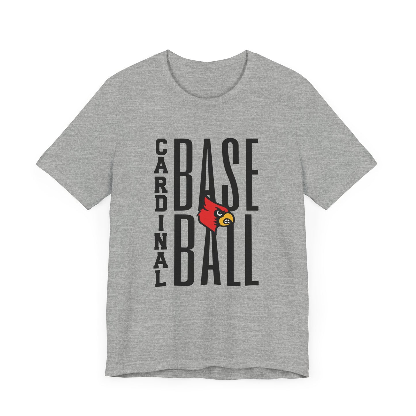 Cardinal Baseball - Bella + Canvas Short Sleeve Tee