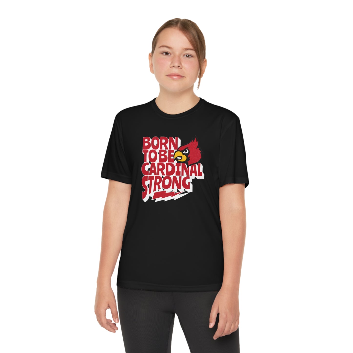 Born to Be Cardinal Strong - Youth Sport-Tek® Competitor™ Tee