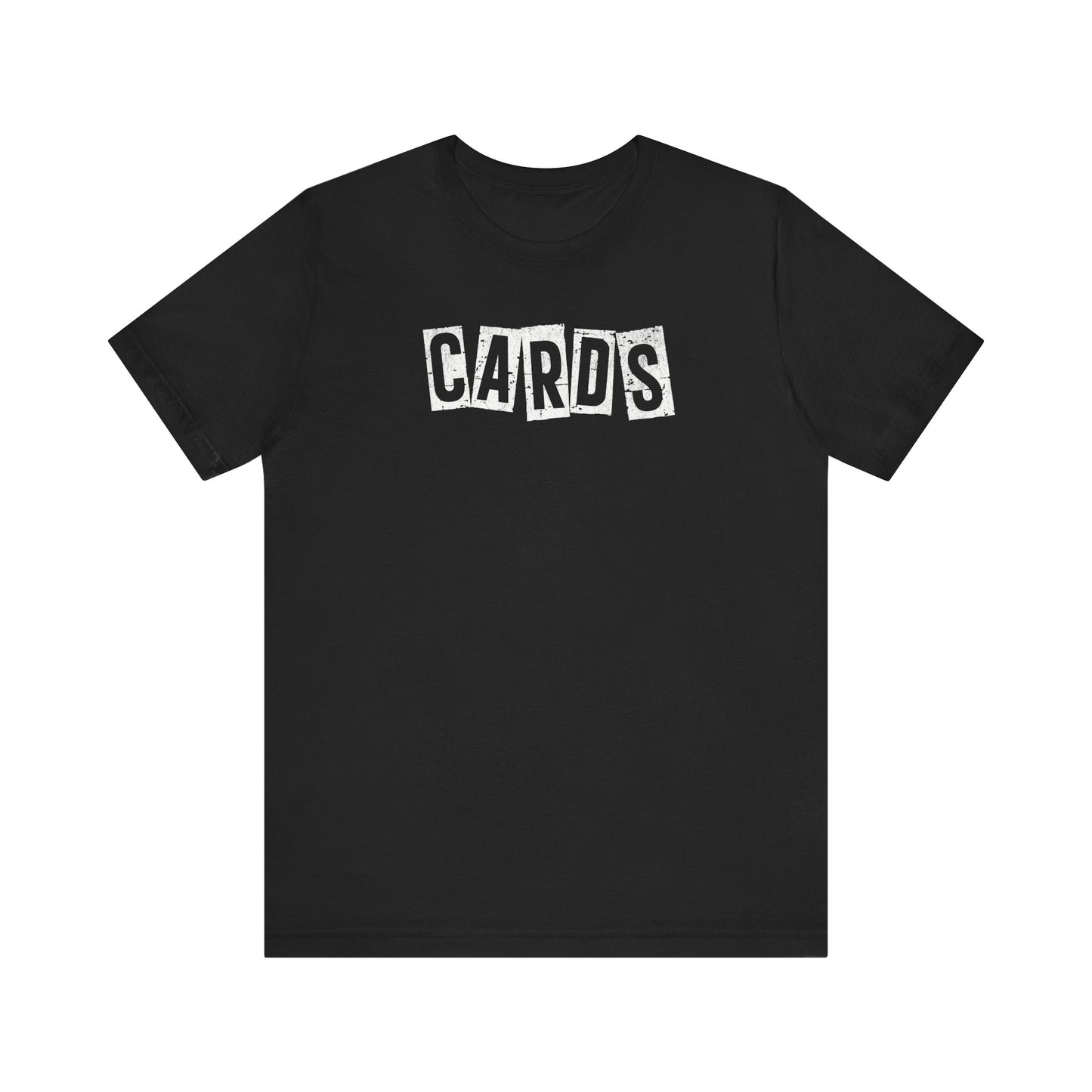Vintage CARDS Block - Bella + Canvas Short Sleeve Tee