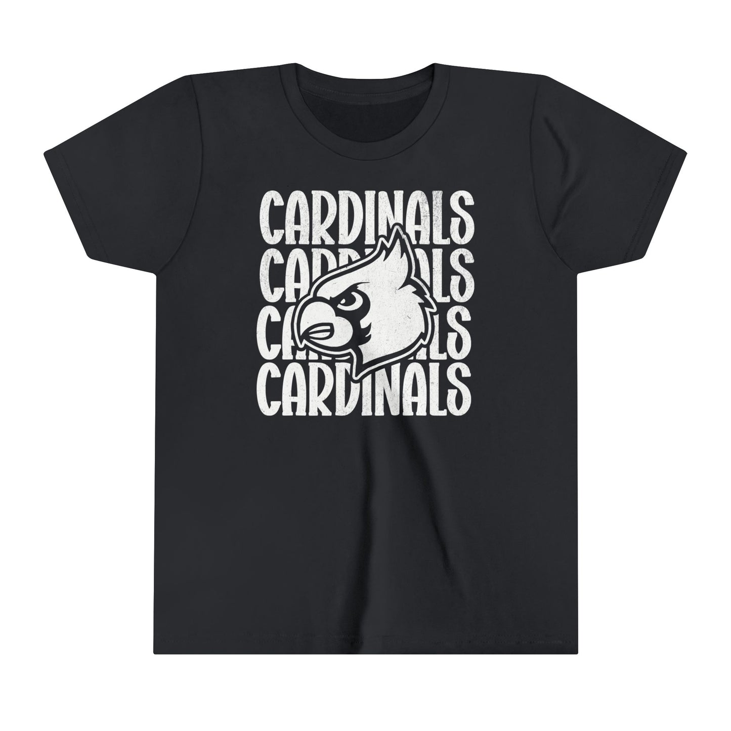 Vintage Cardinal 4 - Bella + Canvas Youth Tee