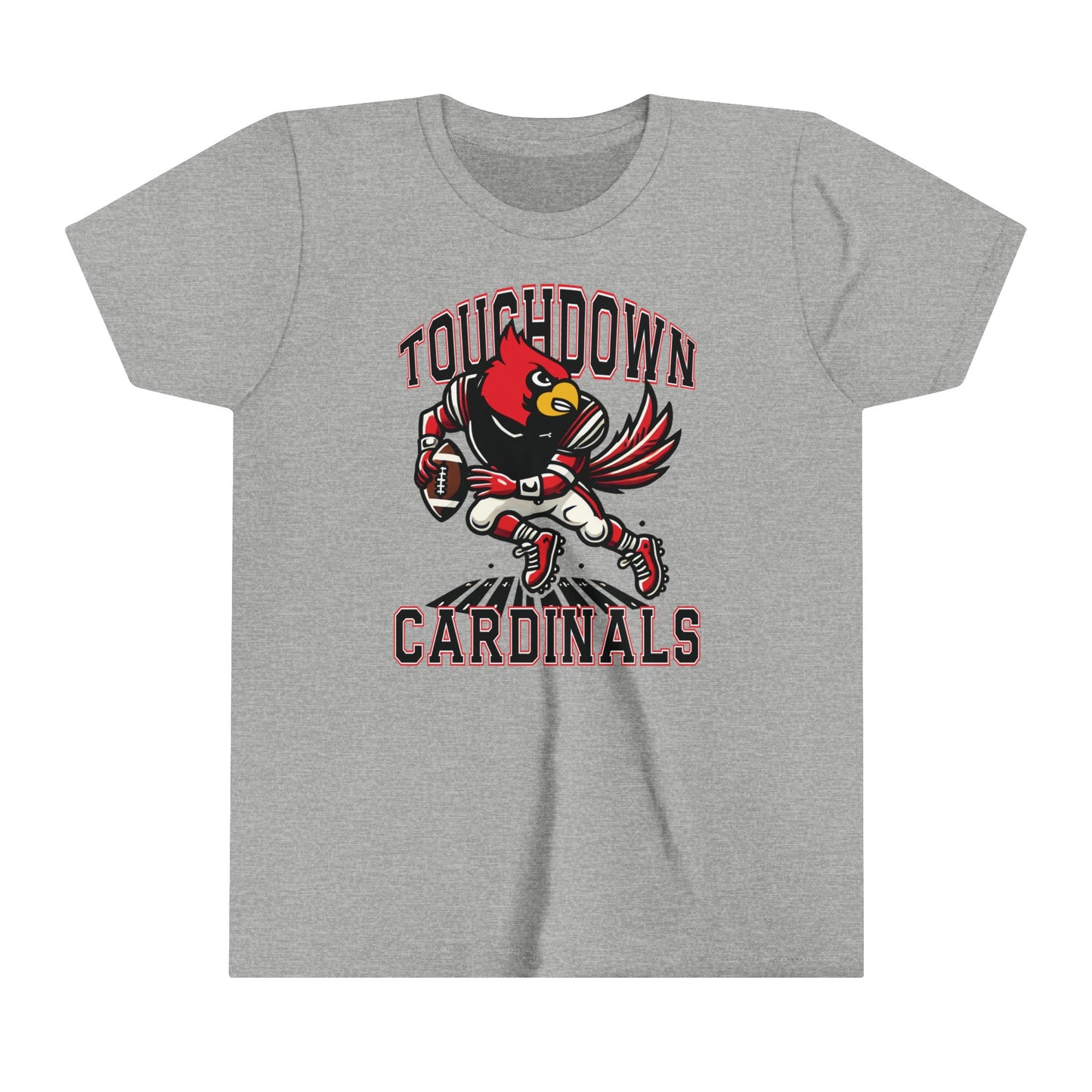 Touchdown Cardinals - Bella + Canvas Youth Tee
